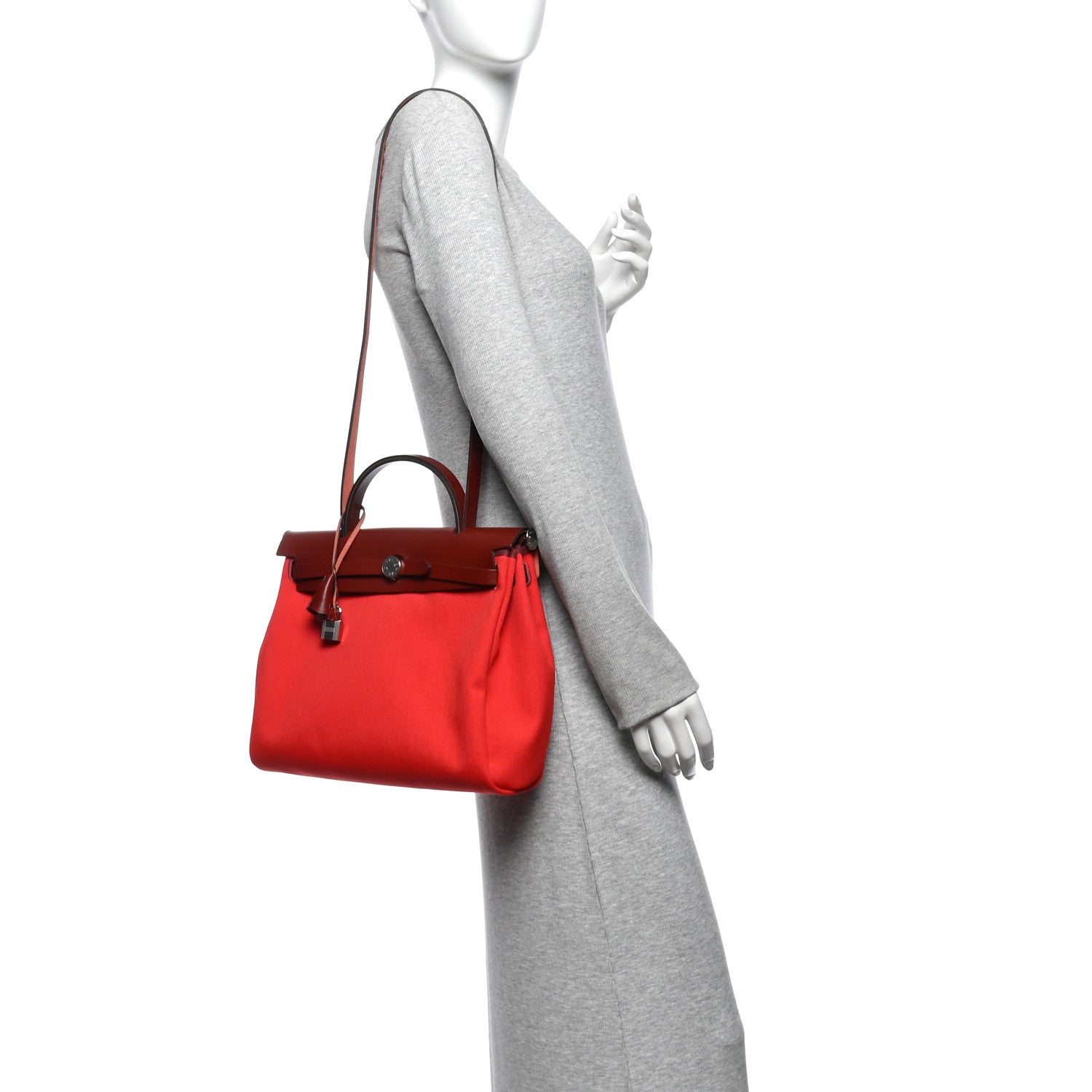 Military Toile Vache Hunter Herbag Zip Retourne 31 PM Rouge Radieux Rouge H — view 2