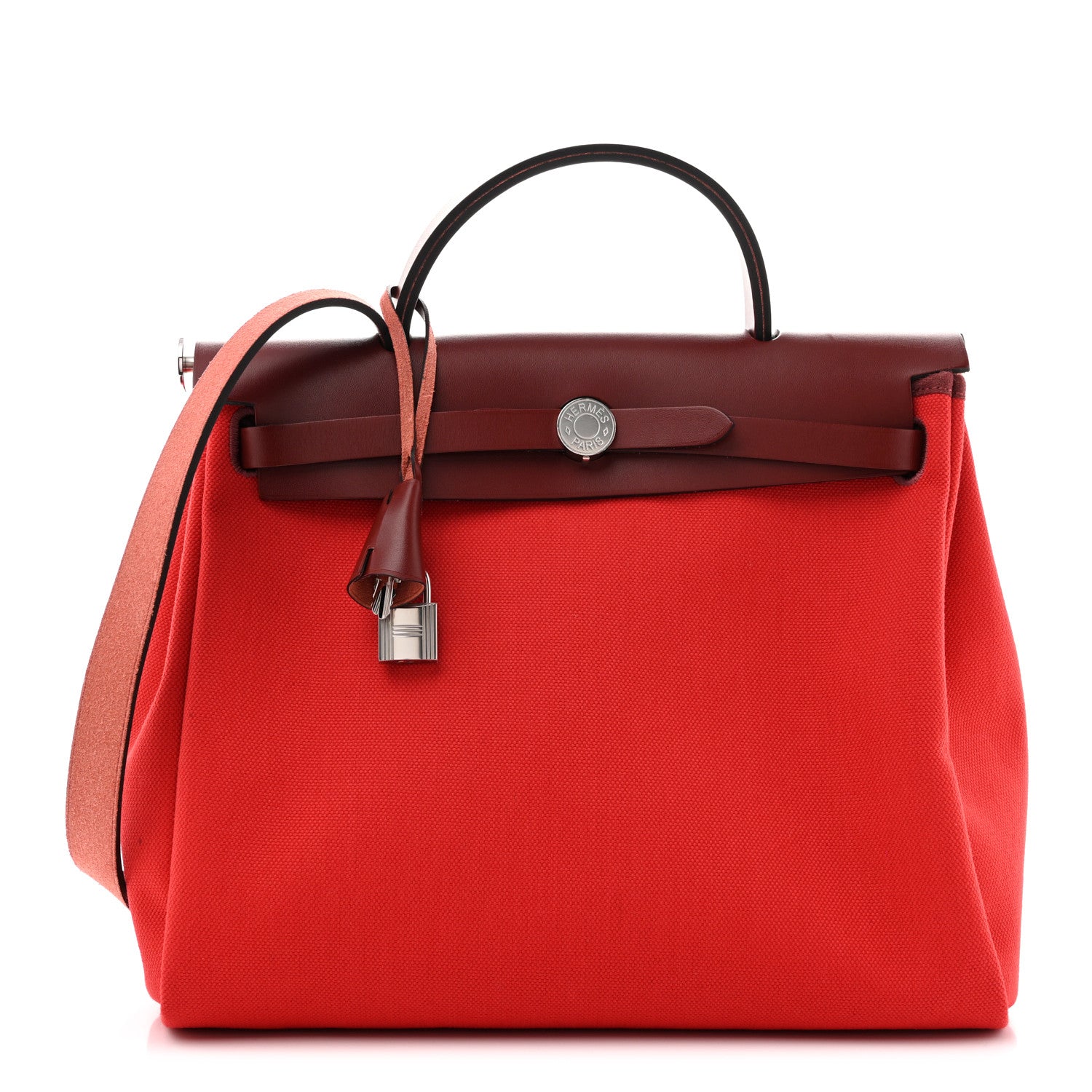 Military Toile Vache Hunter Herbag Zip Retourne 31 PM Rouge Radieux Rouge H — view 4