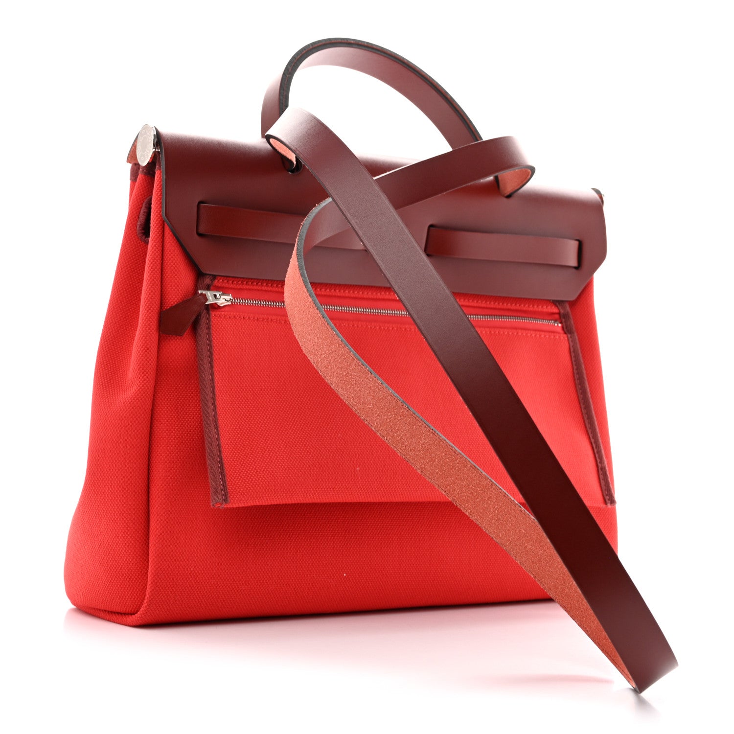 Military Toile Vache Hunter Herbag Zip Retourne 31 PM Rouge Radieux Rouge H — view 5