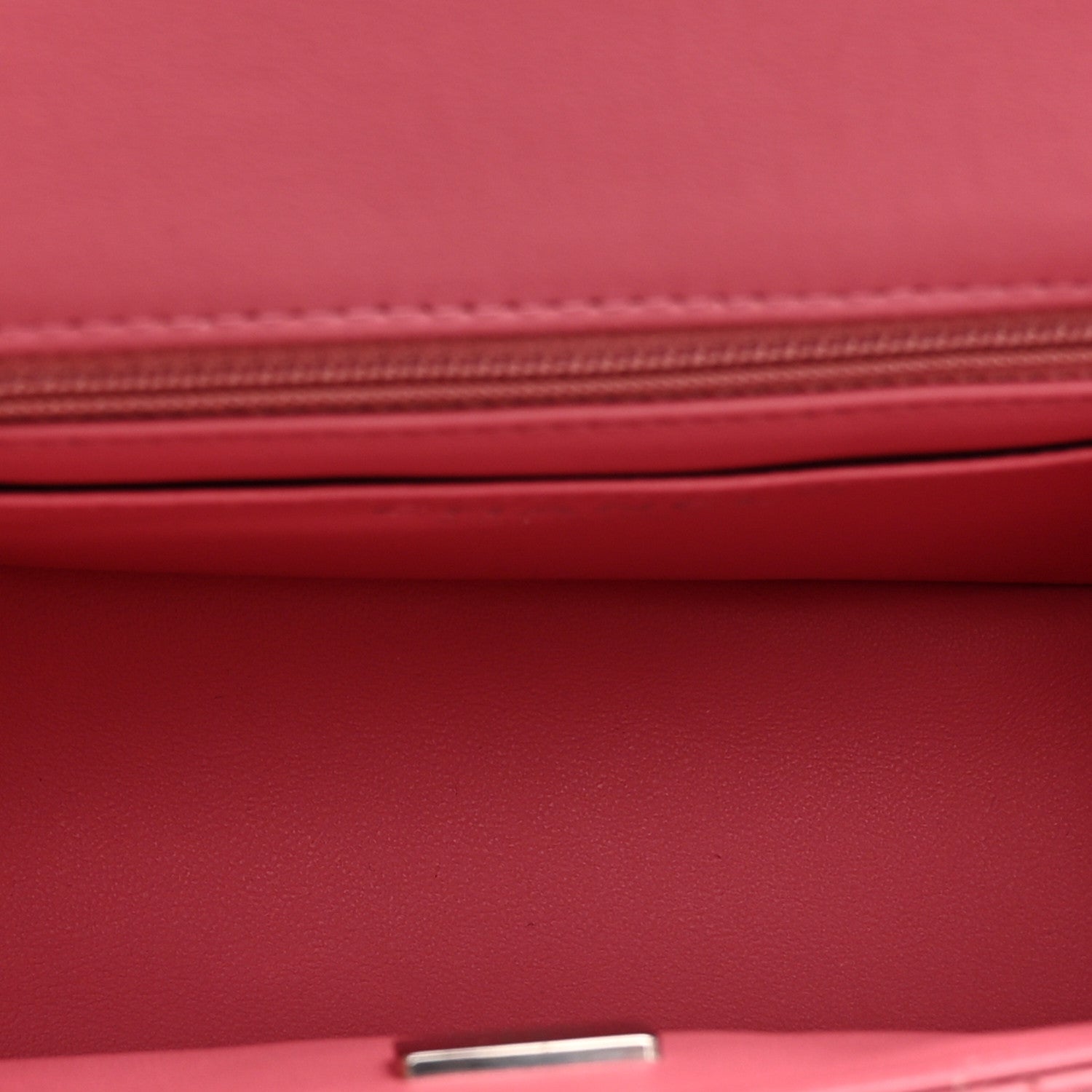 Lambskin Quilted Mini Square Flap Pink — view 5