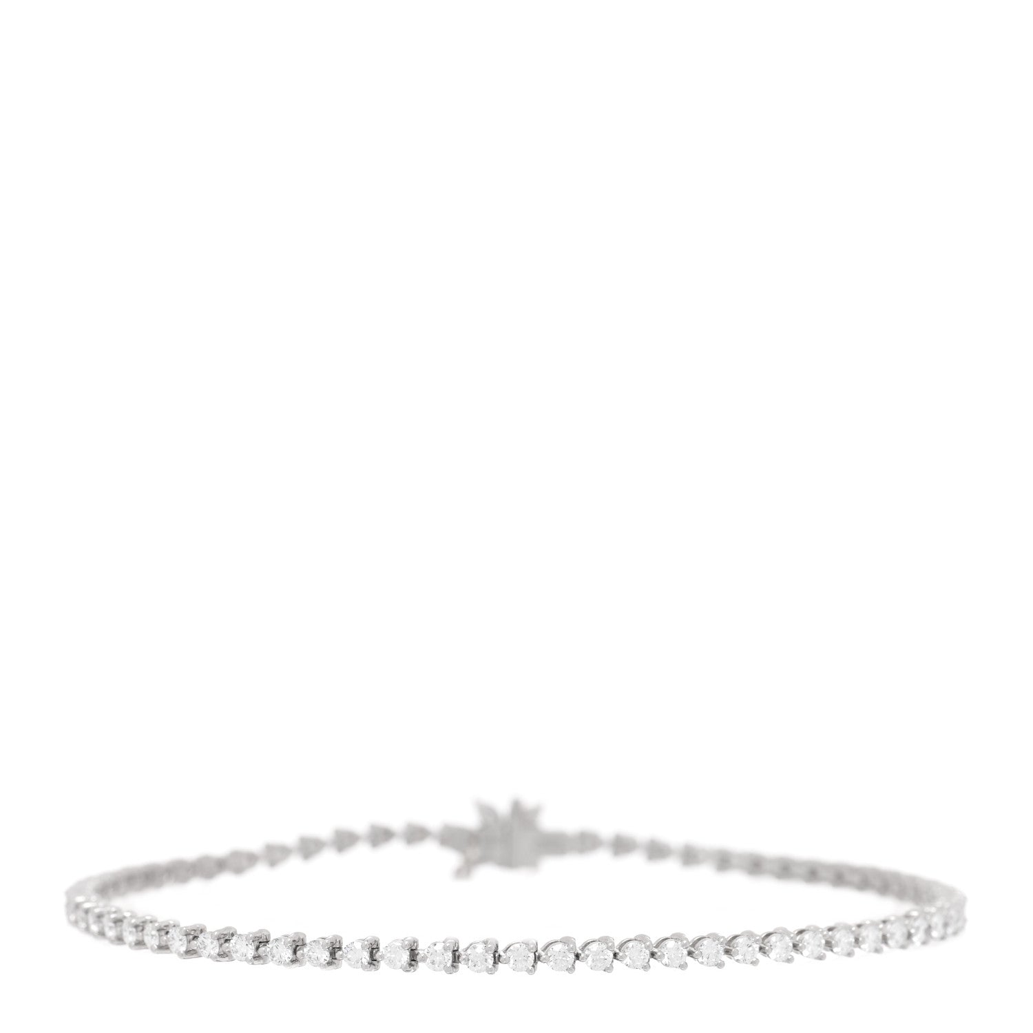 Platinum Diamond 1.95ctw Victoria Tennis Bracelet — view 2