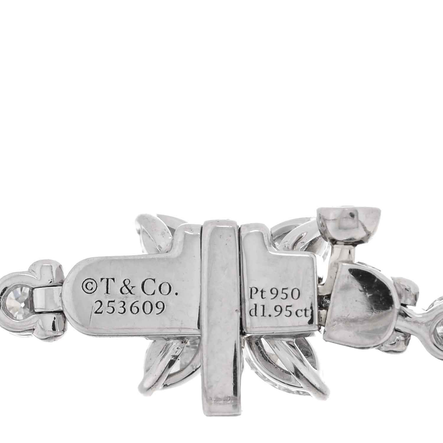 Platinum Diamond 1.95ctw Victoria Tennis Bracelet — view 3