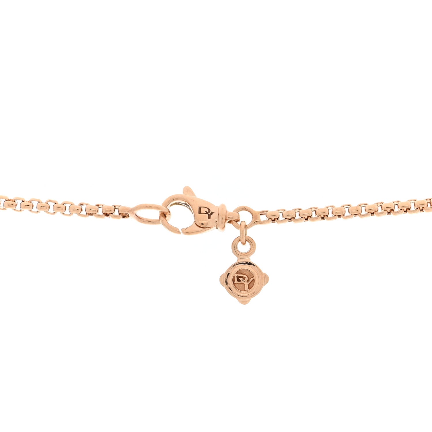 18K Rose Gold Diamond Morganite 14mm Chatelaine Pave Bezel Pendant Necklace — view 4