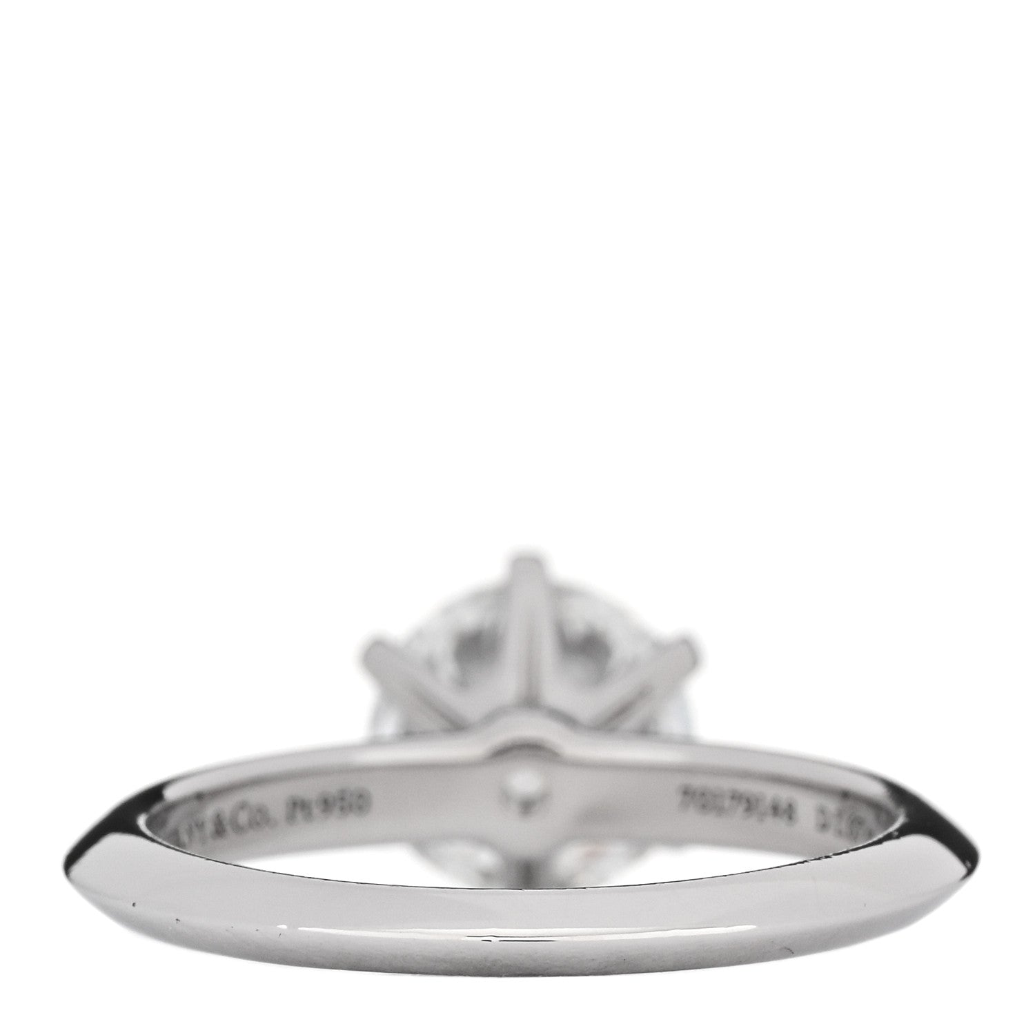 Platinum Diamond 1.67ct Solitaire Engagement Ring 51 5.75 — view 4
