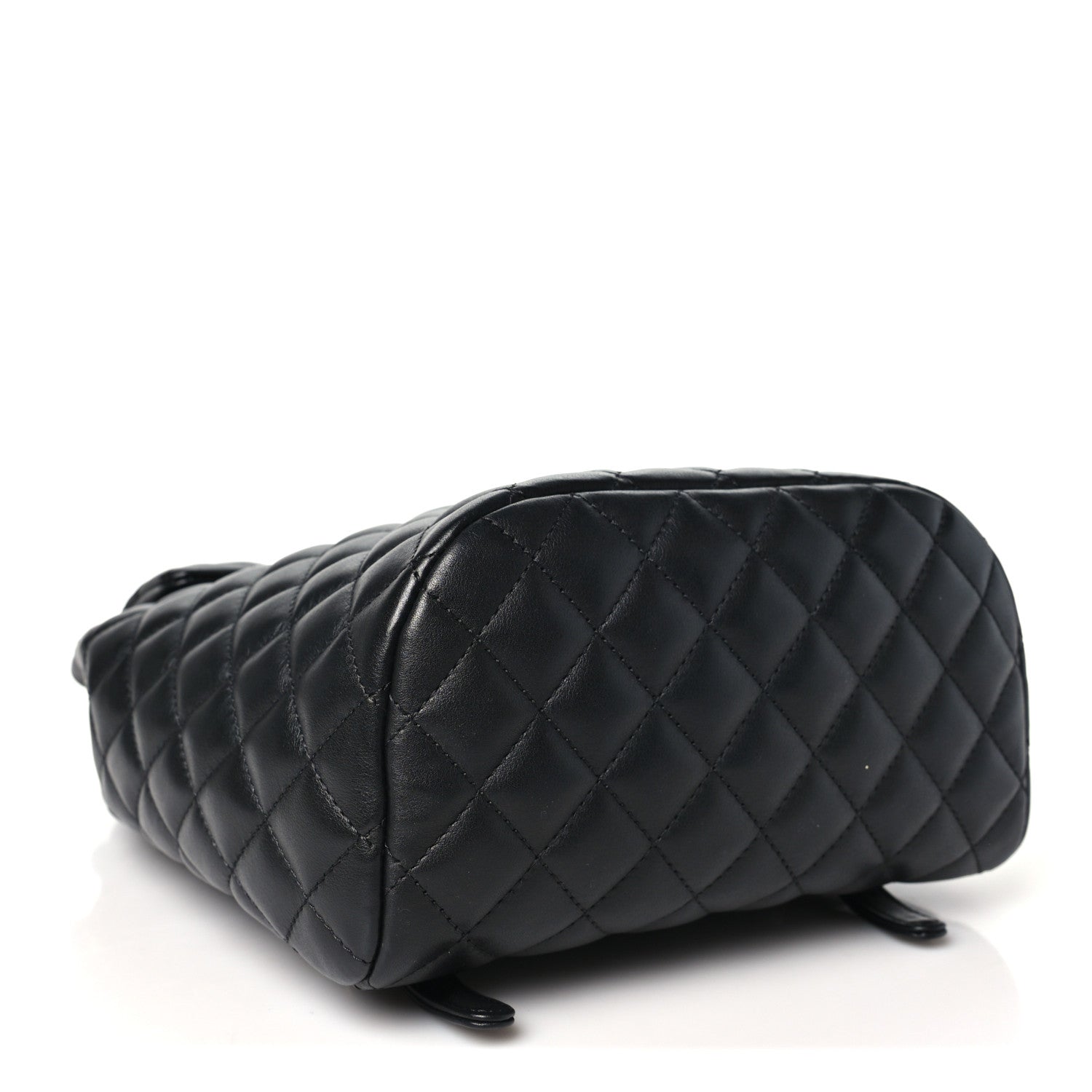 Calfskin Quilted Small Urban Spirit Backpack Black — view 4