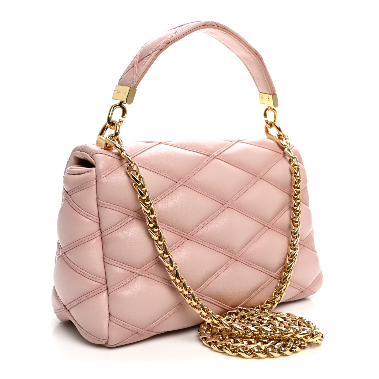 Lambskin Malletage Top Handle GO-14 MM Raspberry — view 3