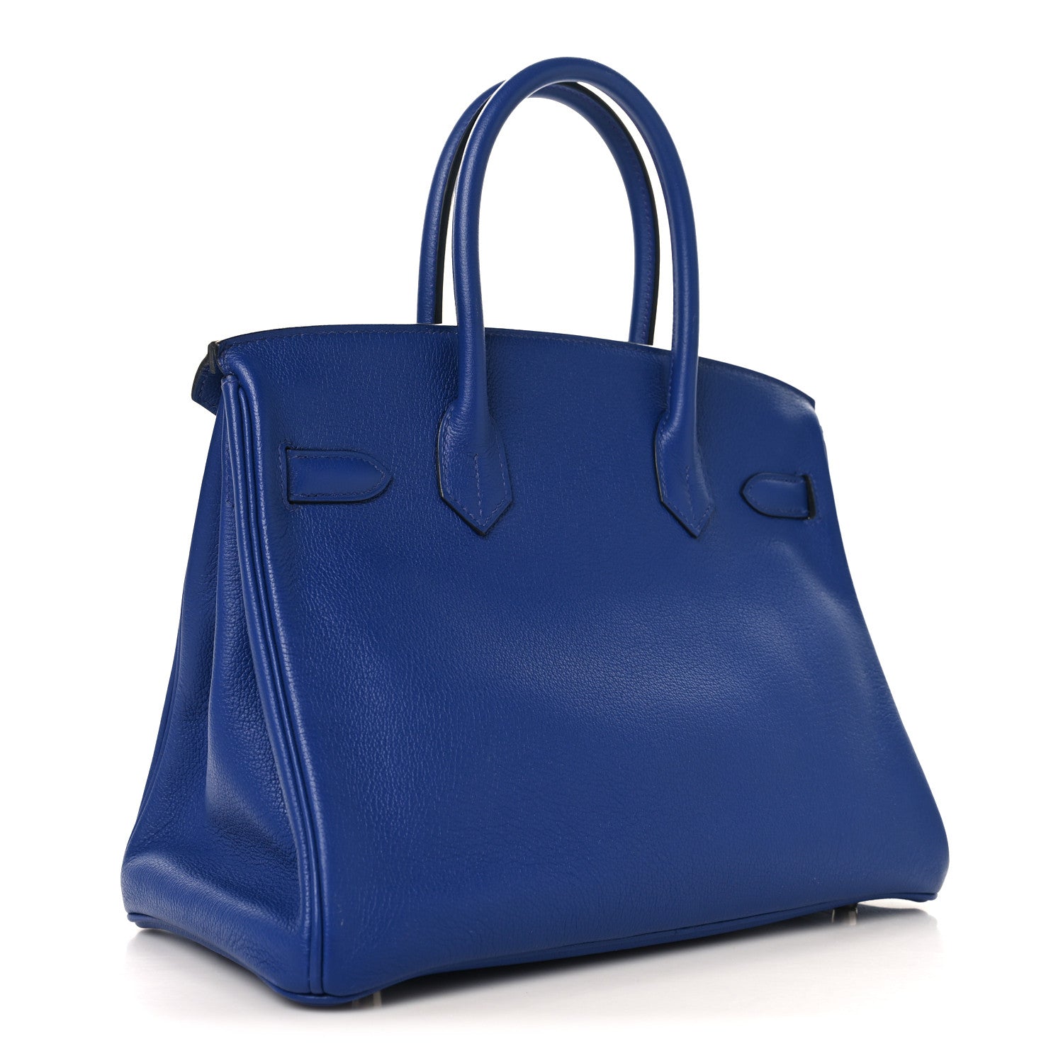 Taurillon Novillo Horseshoe Birkin 30 Bleu Brighton — view 3