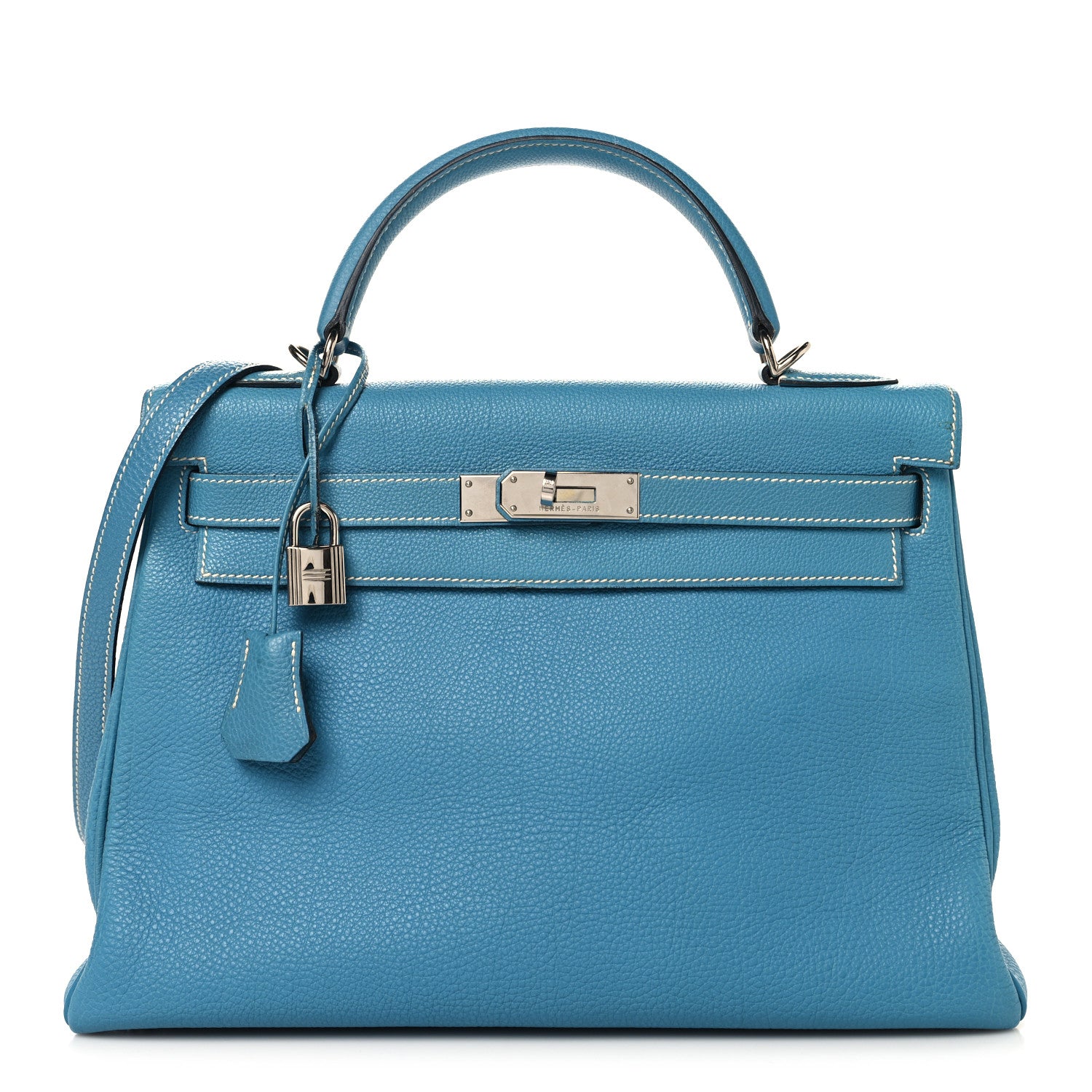 Togo Kelly Retourne 32 Bleu Jean