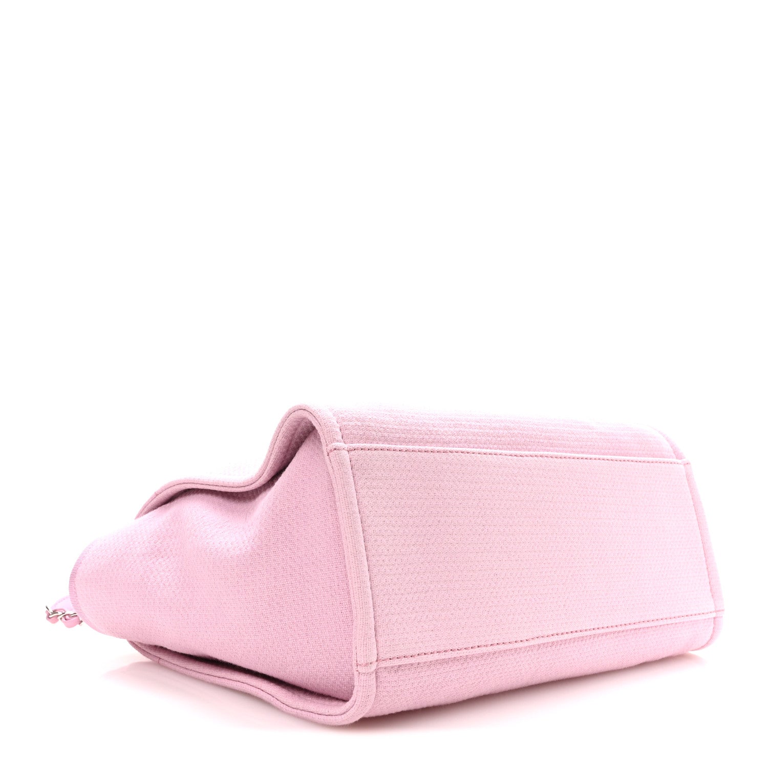 Mixed Fibers Small Deauville Tote Dark Pink — view 5