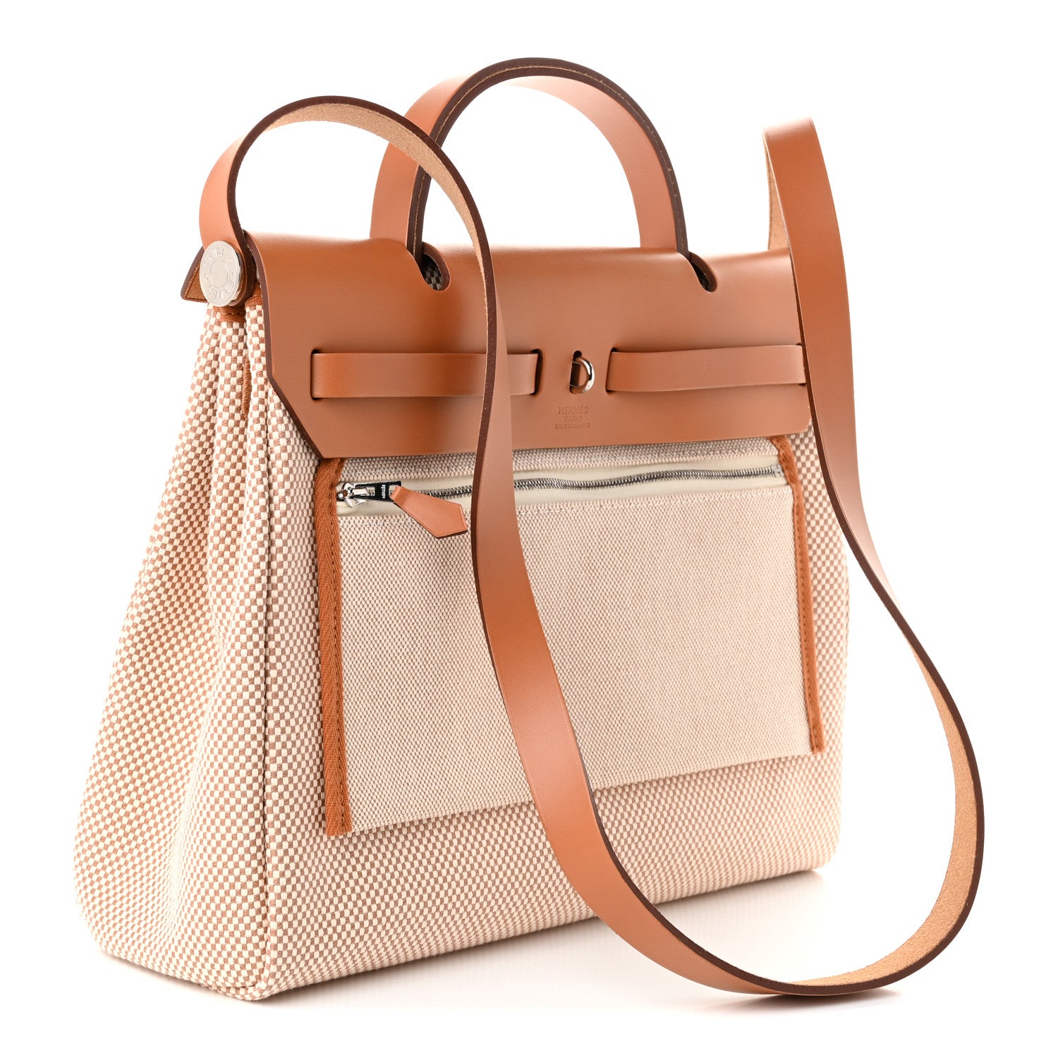 Vache Hunter Criss Viking Herbag Zip Retourne 31 PM Ecru Beige Naturel — view 4