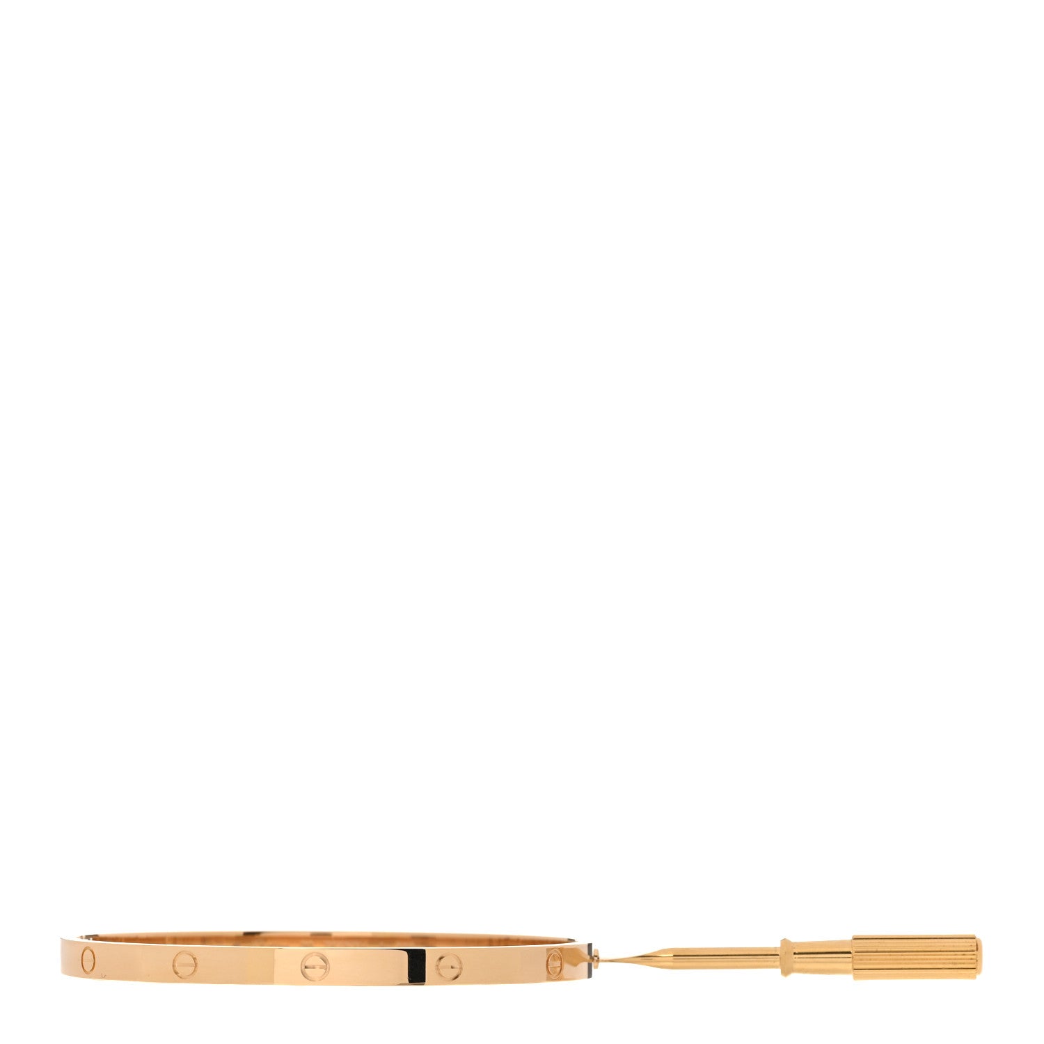 18K Yellow Gold Medium LOVE Bracelet 20 — view 3