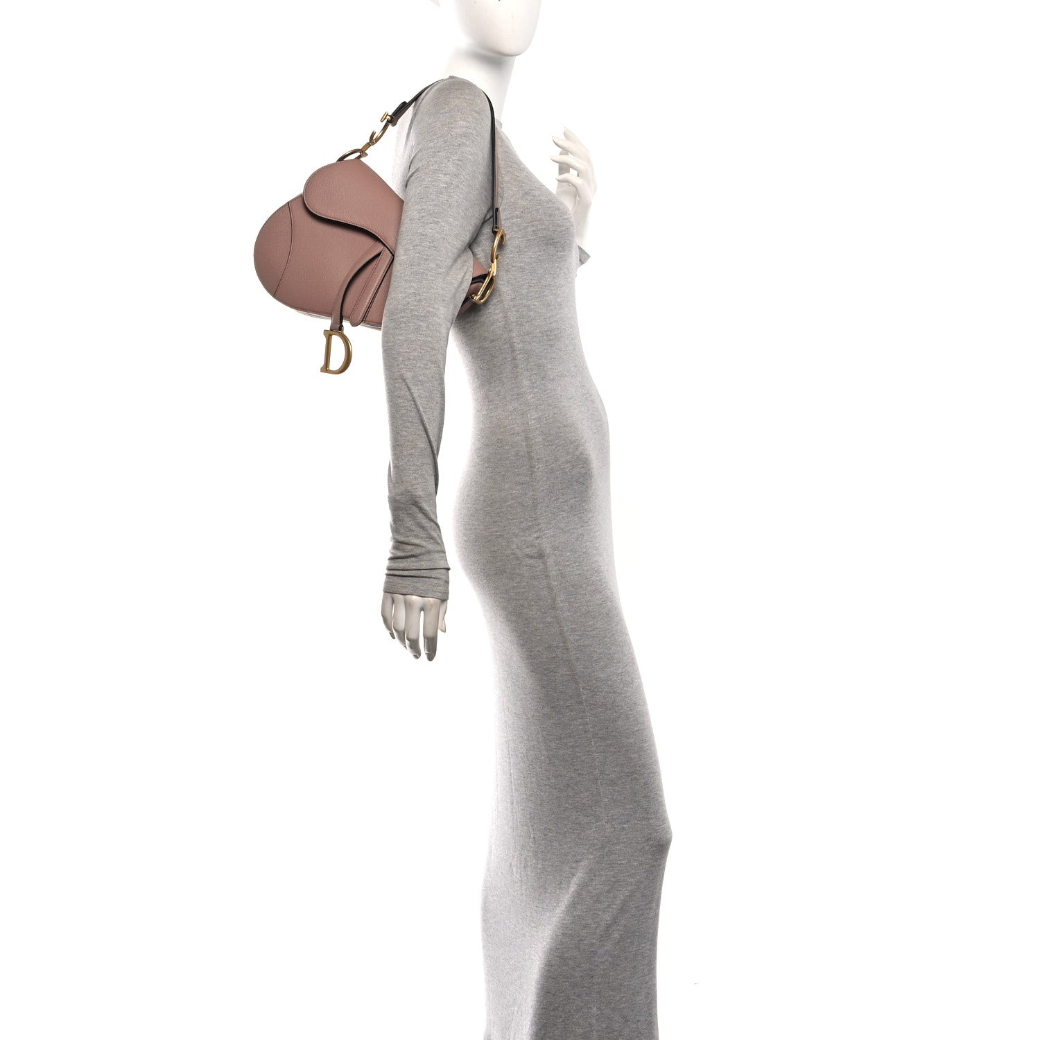 Grained Calfskin Saddle Bag Fard — view 2