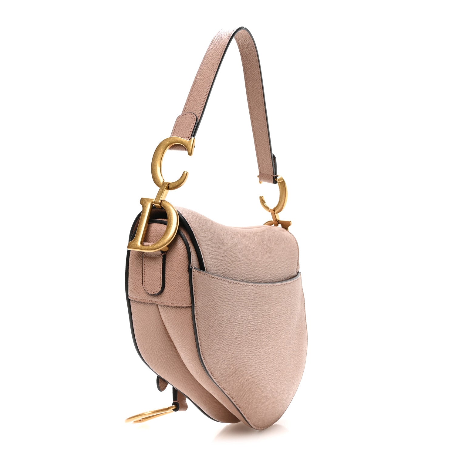 Grained Calfskin Saddle Bag Fard — view 3