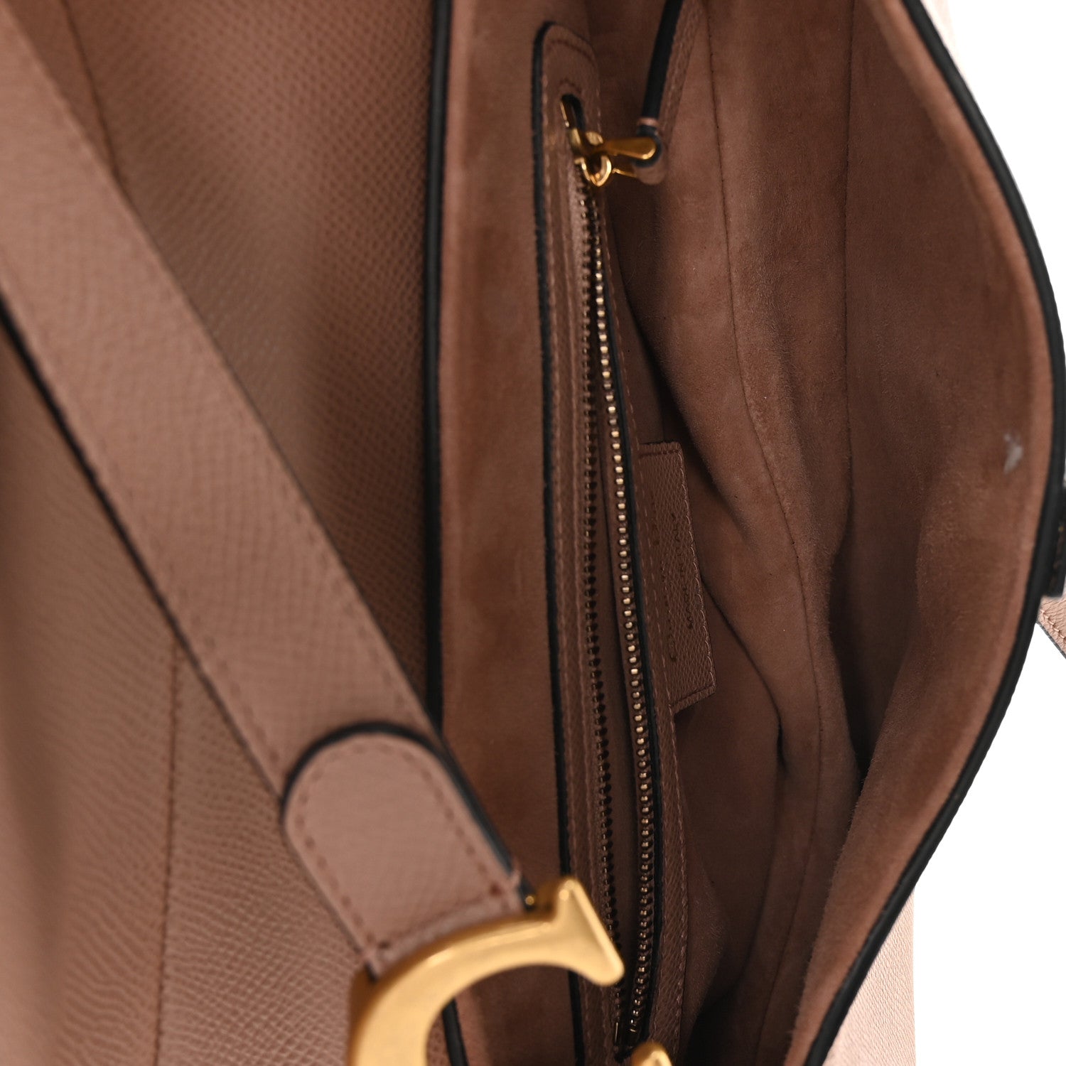 Grained Calfskin Saddle Bag Fard — view 5