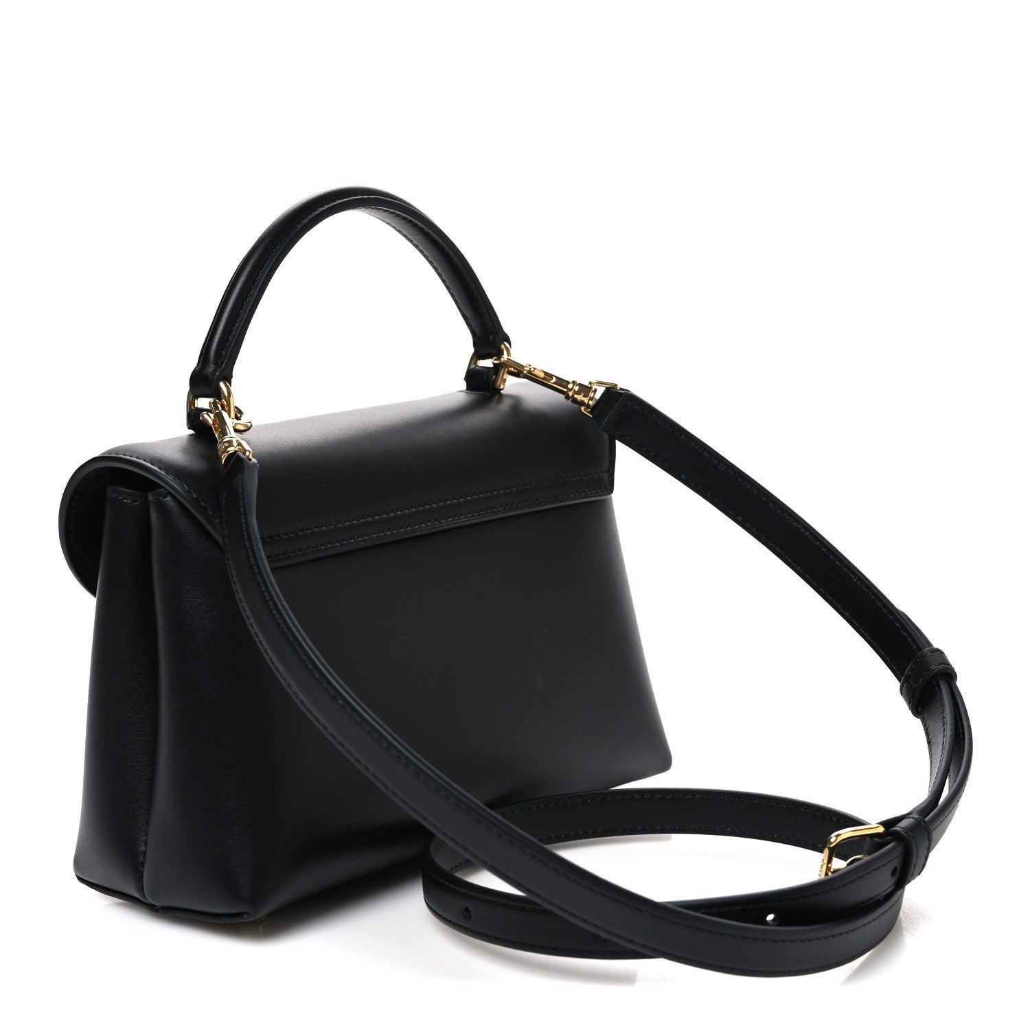 Smooth Satinated Calfskin Teen Nino Black — view 3
