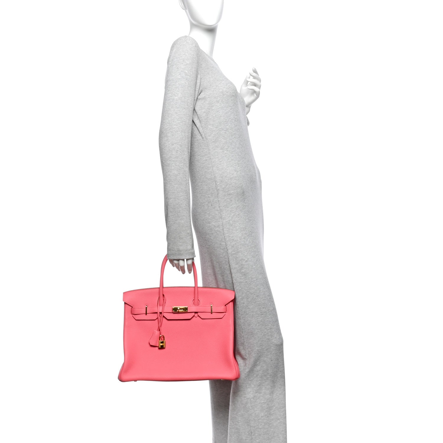 Togo Birkin 35 Rose Lipstick — view 2