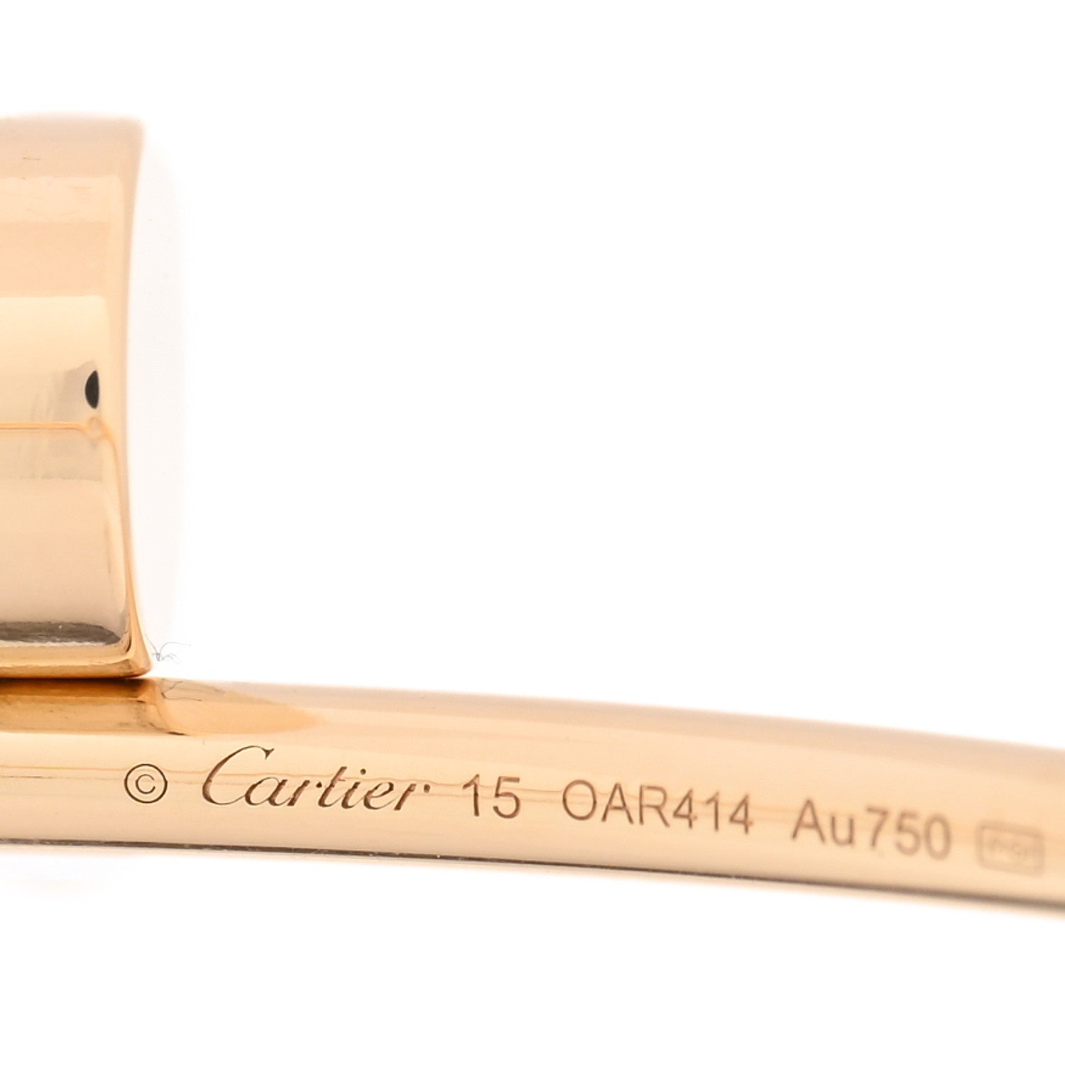18K Yellow Gold Small Juste Un Clou Bracelet 15 — view 3