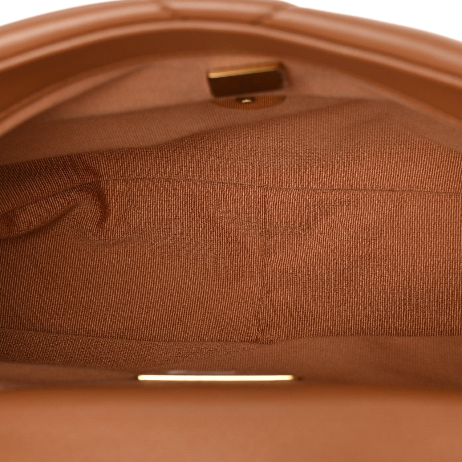 Lambskin Quilted Medium Chanel 19 Flap Brown — view 5