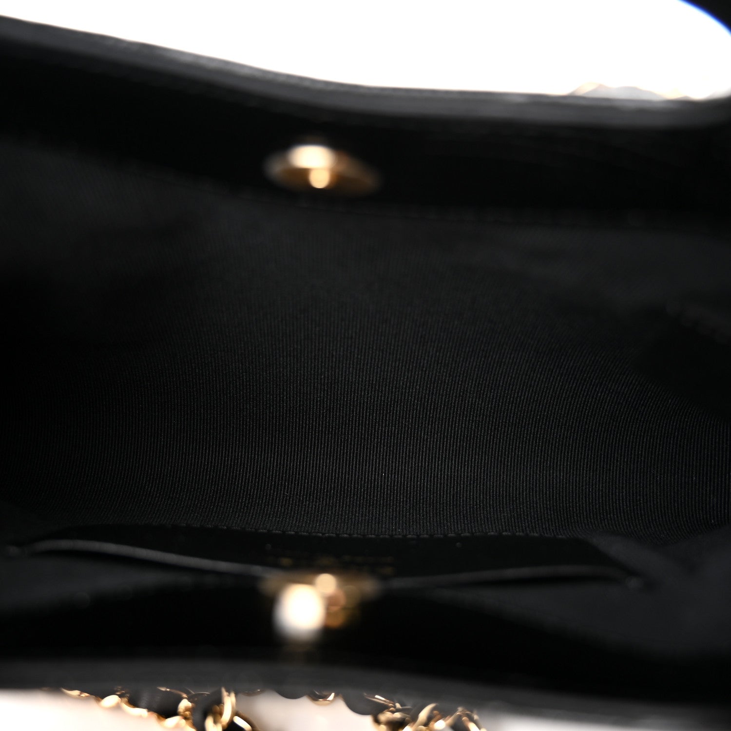 Calfskin Lizard Embossed Quilted Nano 31 Shopping Bag Black — view 5