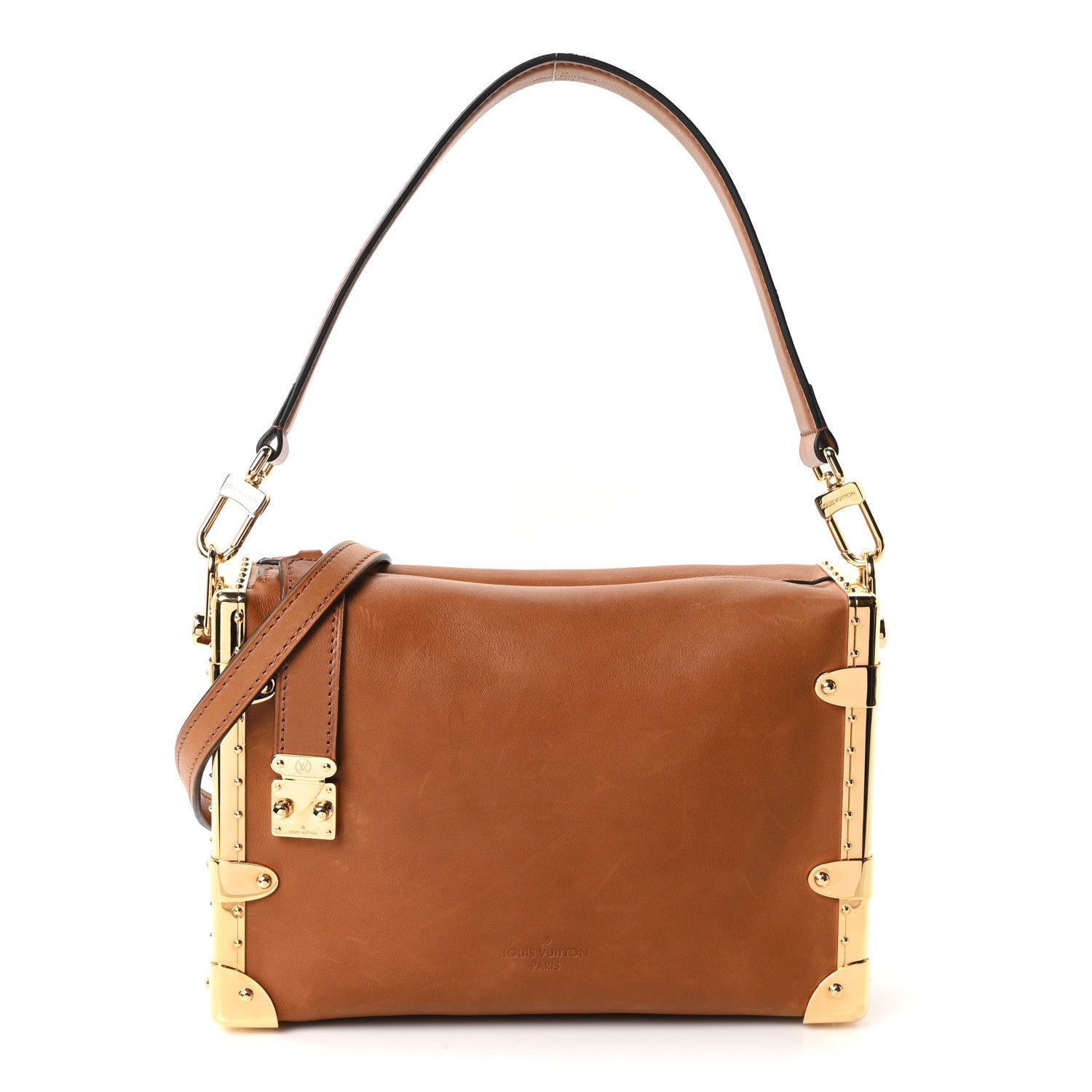Calfskin Side Trunk MM Tan