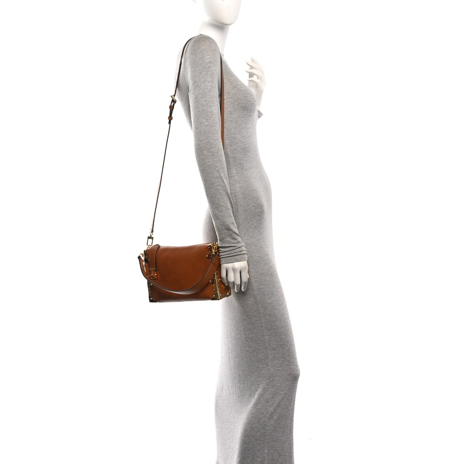 Calfskin Side Trunk MM Tan — view 2