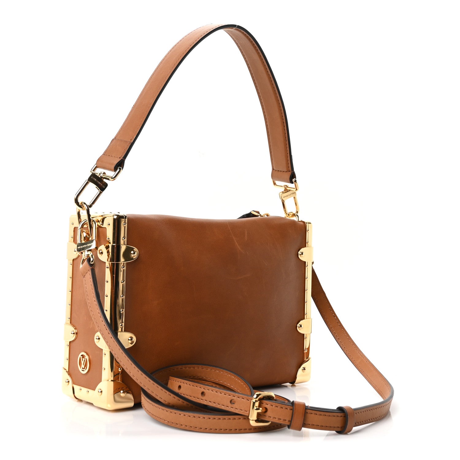 Calfskin Side Trunk MM Tan — view 3