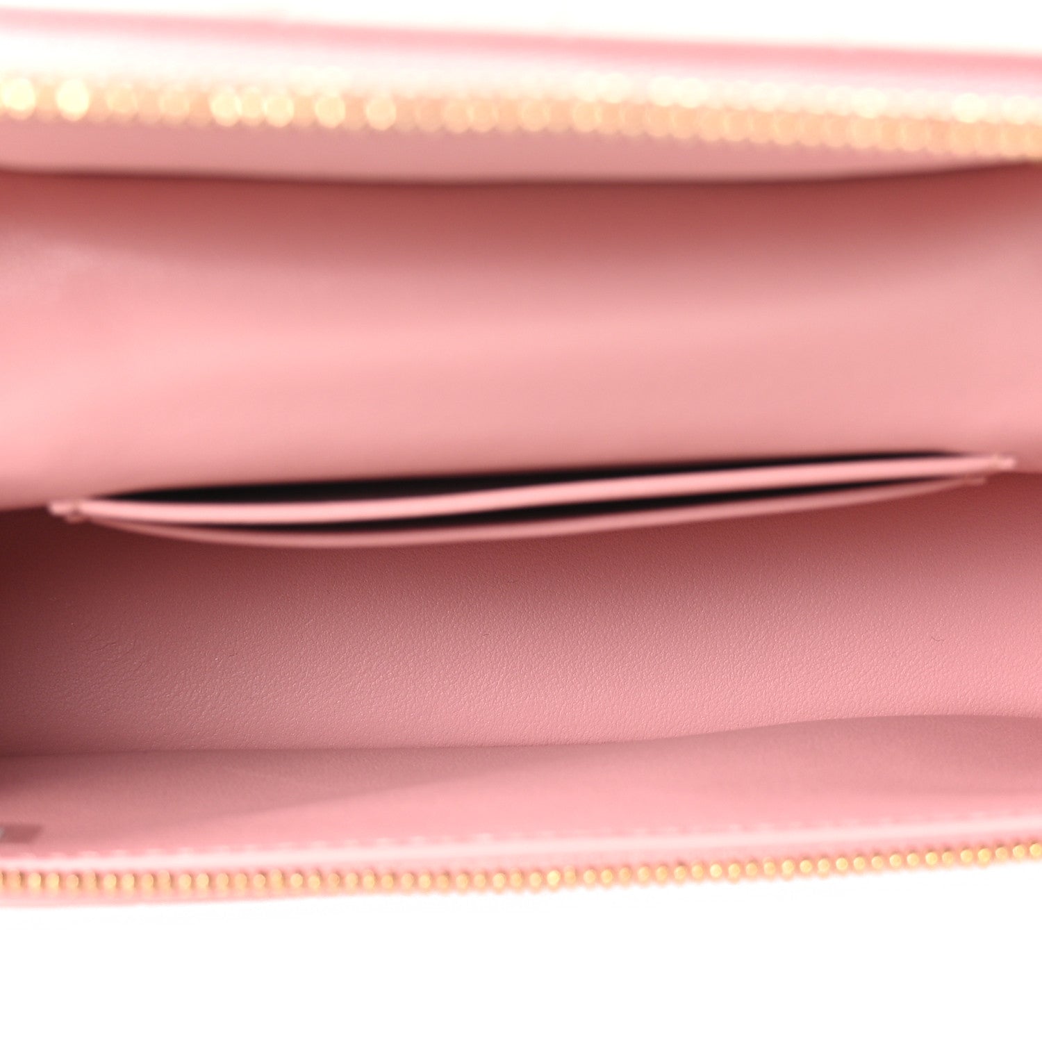Calfskin Crocodile Embossed Crococo Exoticoco Vanity With Chain Light Pink — view 5