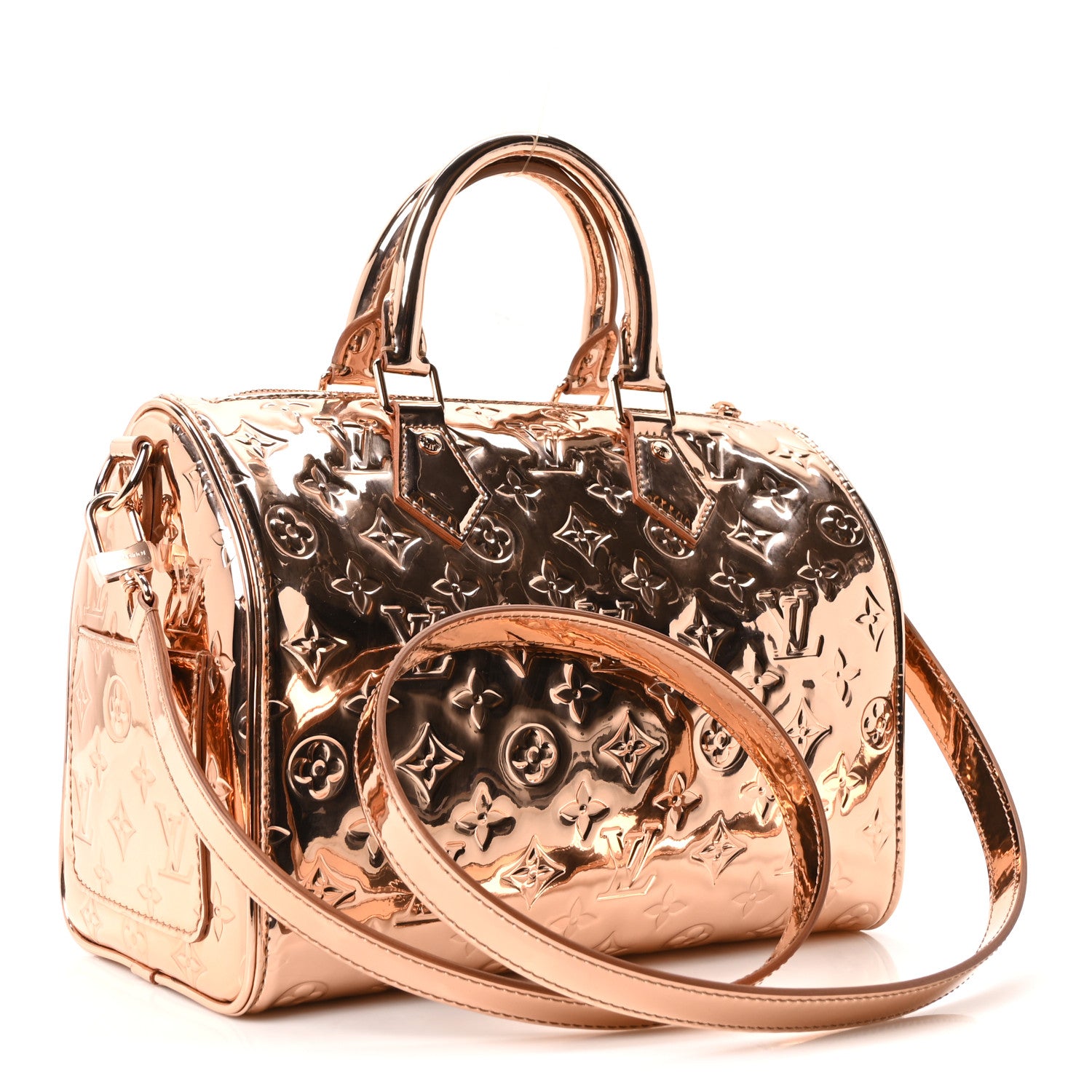 Monogram Miroir Speedy Bandouliere 25 Copper — view 3