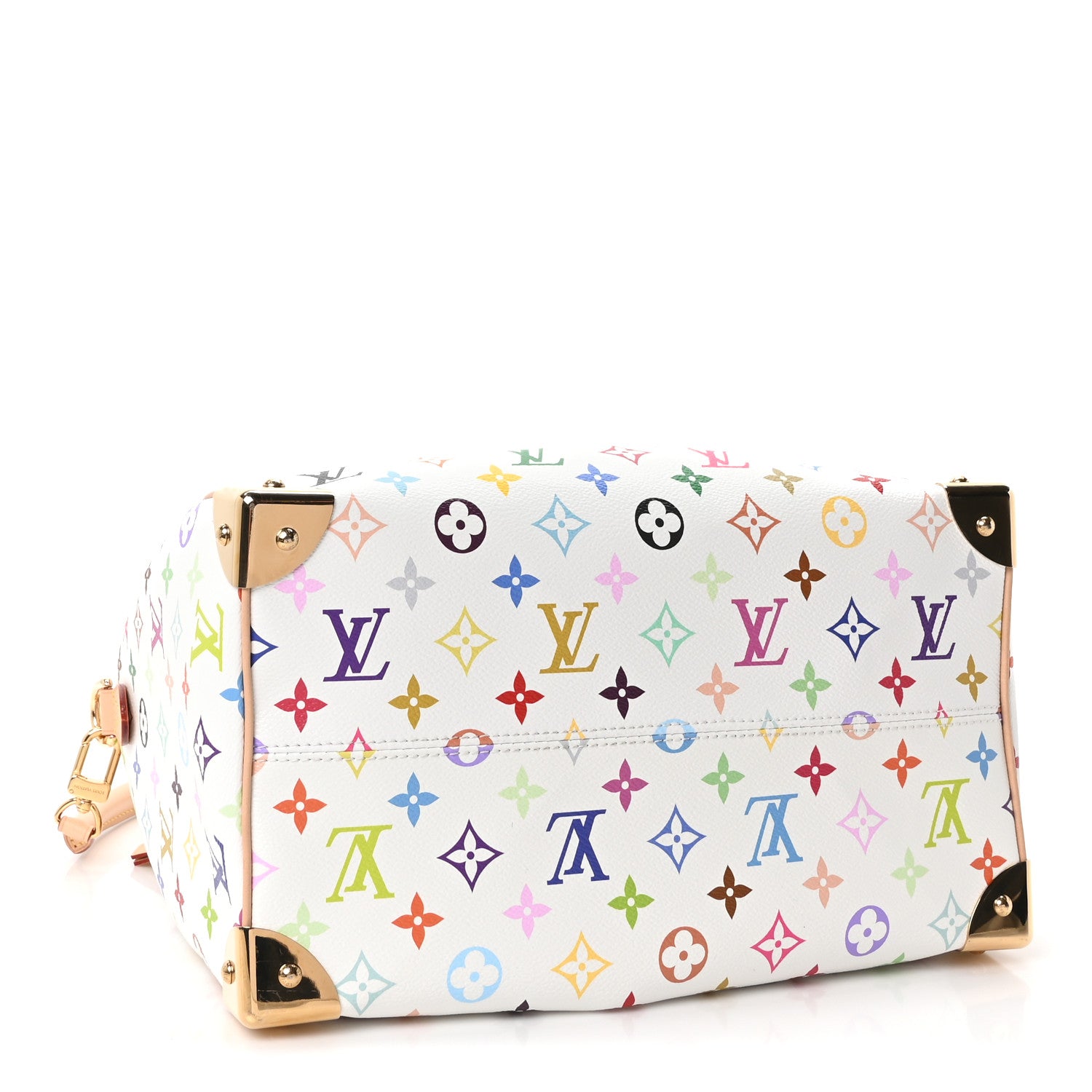 LV X TM Monogram Multicolor Speedy Soft 30 White — view 4