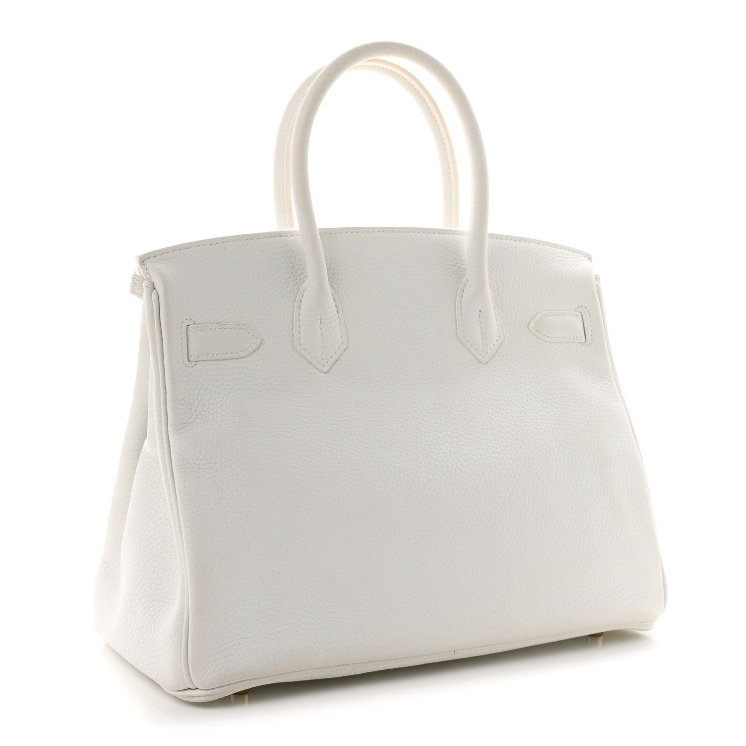Taurillon Clemence Birkin 30 White — view 3