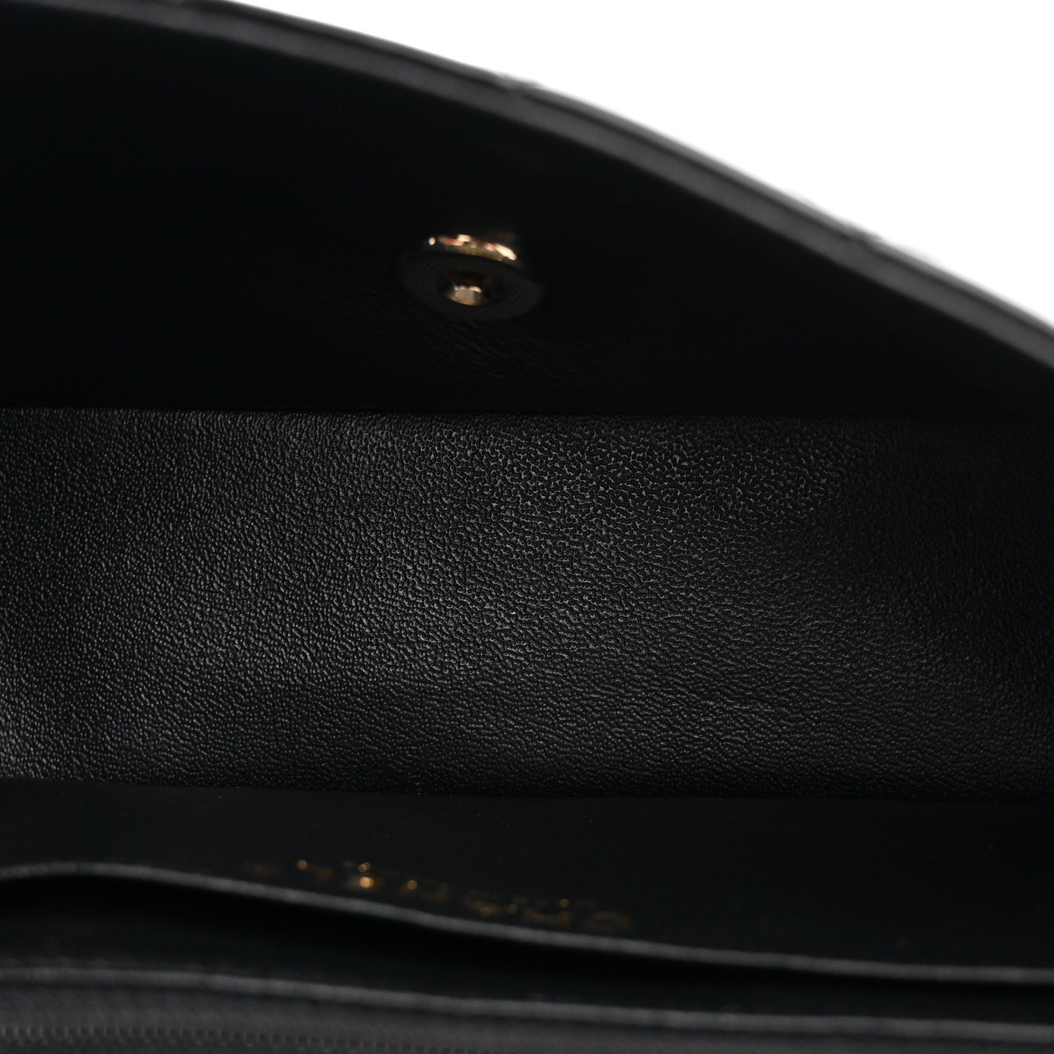 Patent Calfskin Quilted Mini Rectangular Flap Black — view 5