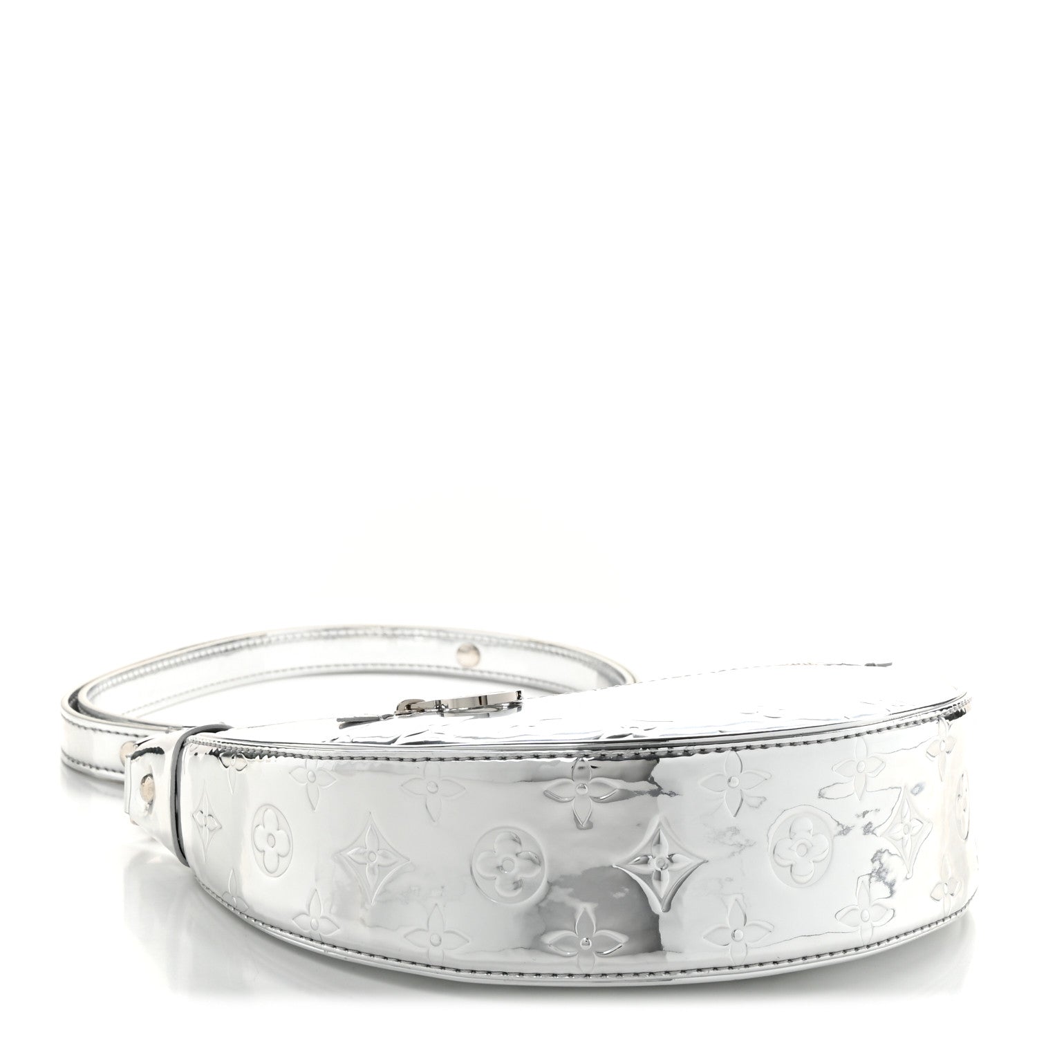 Monogram Miroir Loop PM Silver — view 4