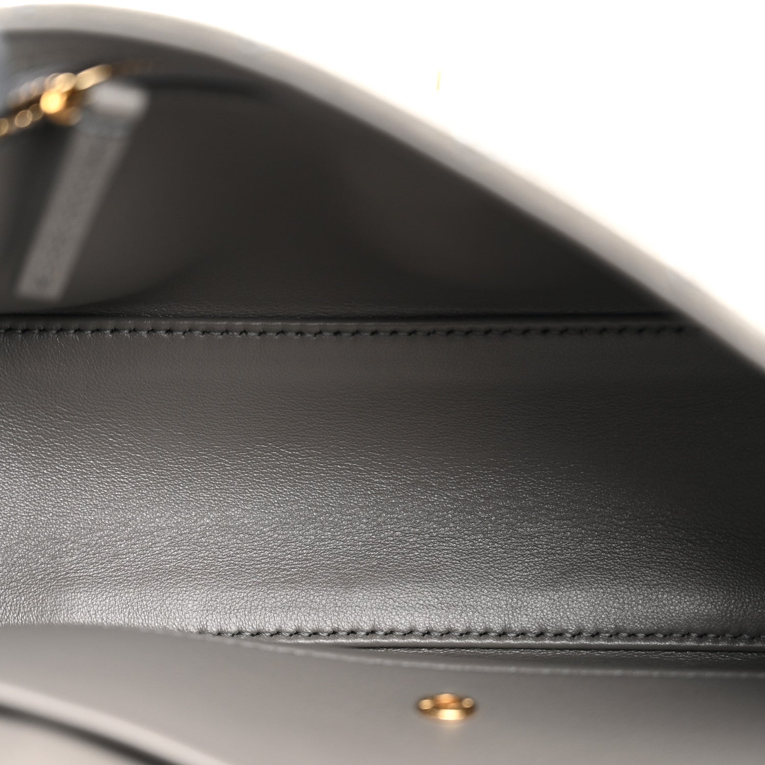Suede Calfskin Mini Souplissimo Flap Dark Grey — view 5