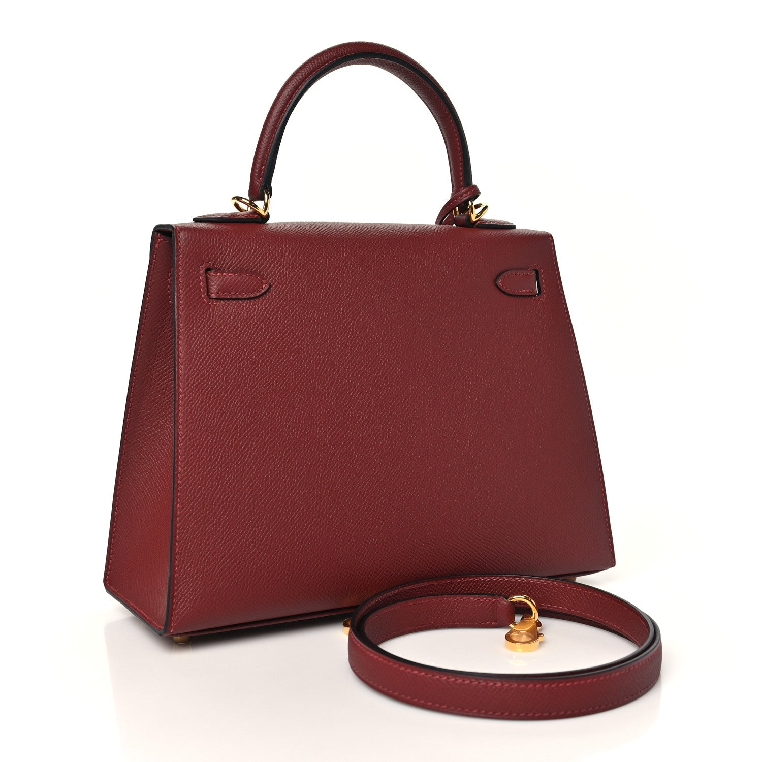 Epsom Kelly Sellier 25 Rouge H — view 2