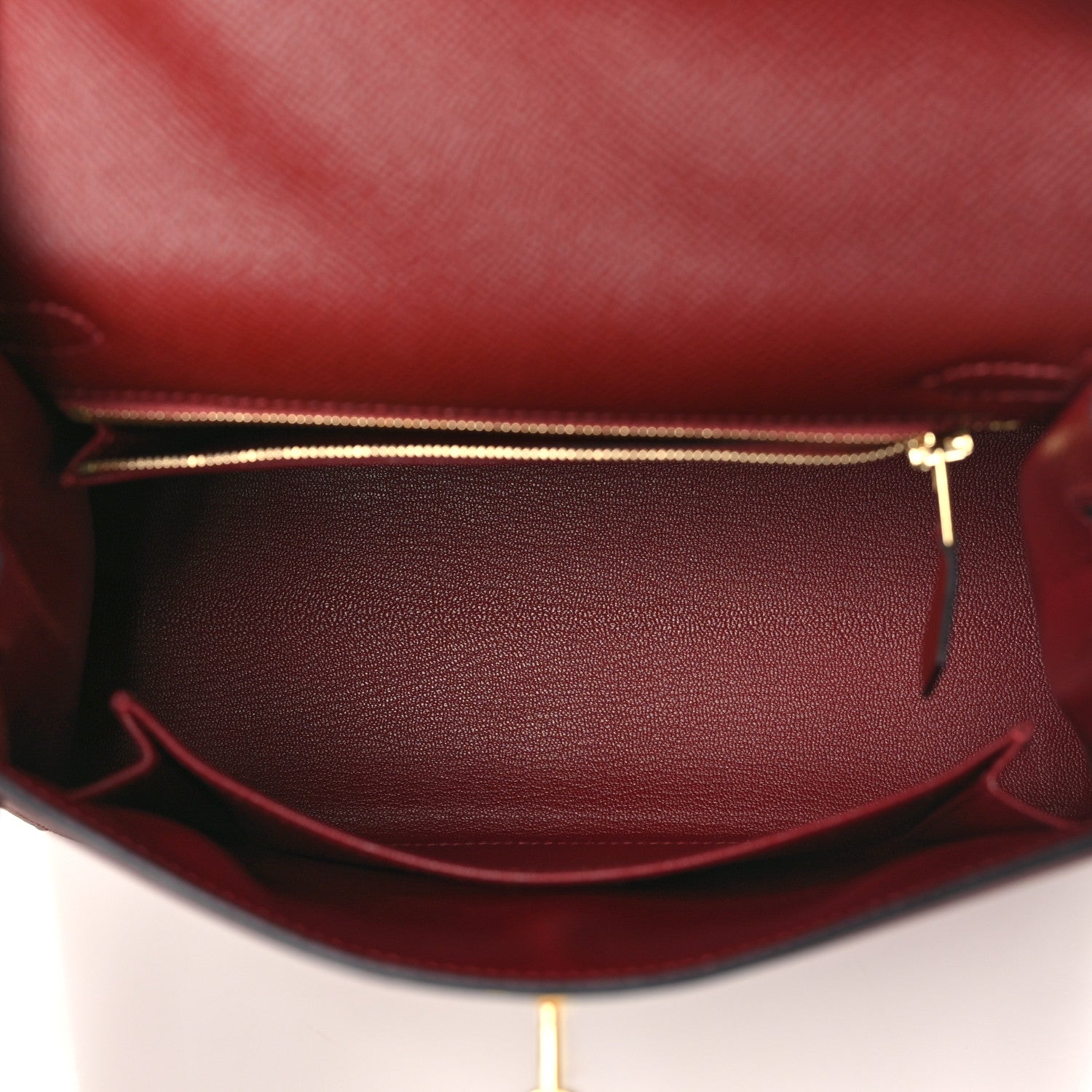 Epsom Kelly Sellier 25 Rouge H — view 5