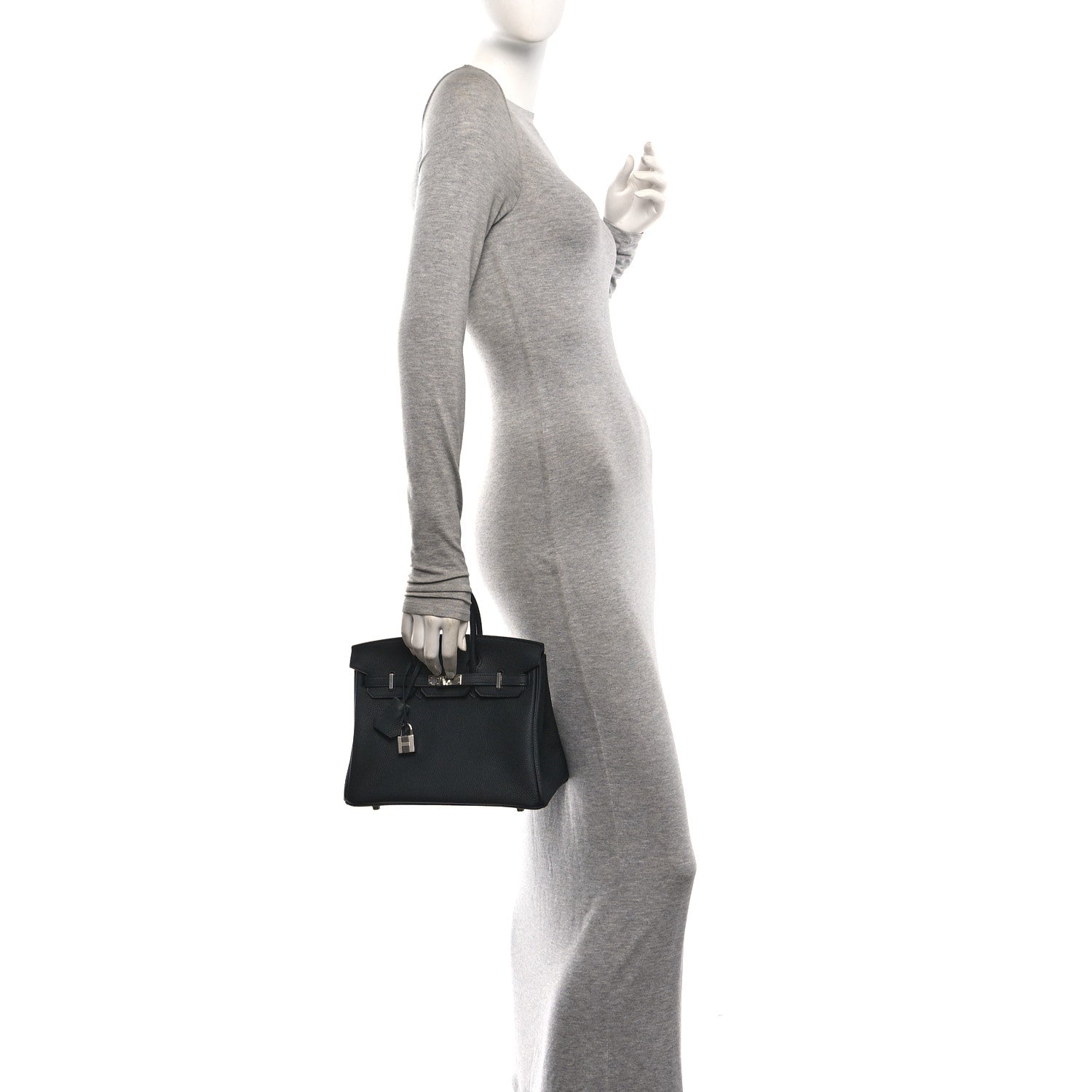 Togo Birkin 25 Black — view 3