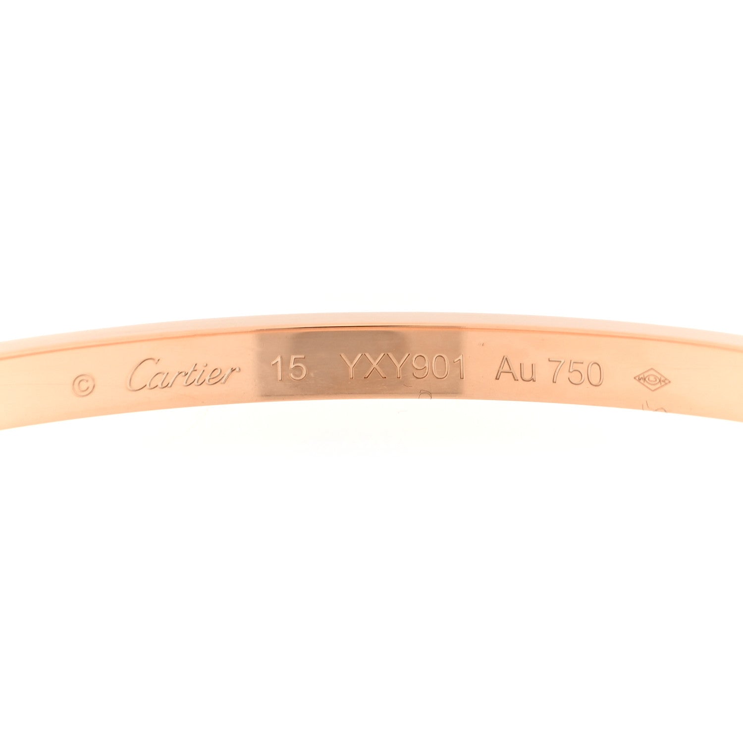 18K Pink Gold Small LOVE Bracelet 15 — view 3