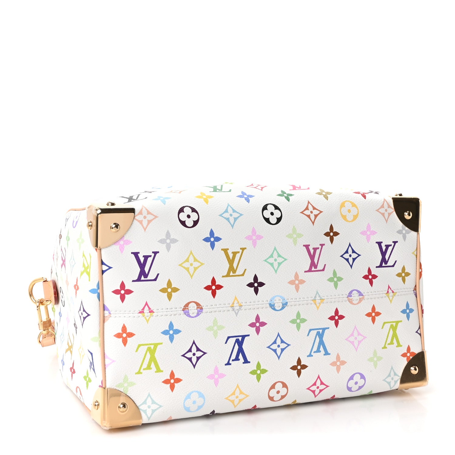 LV X TM Monogram Multicolor Speedy Soft 30 White — view 4
