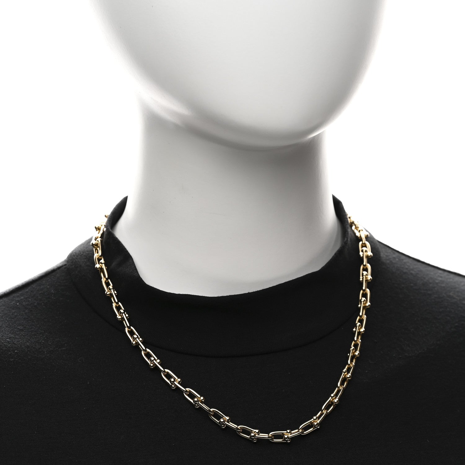 18K Yellow Gold Small HardWear Link Necklace — view 2