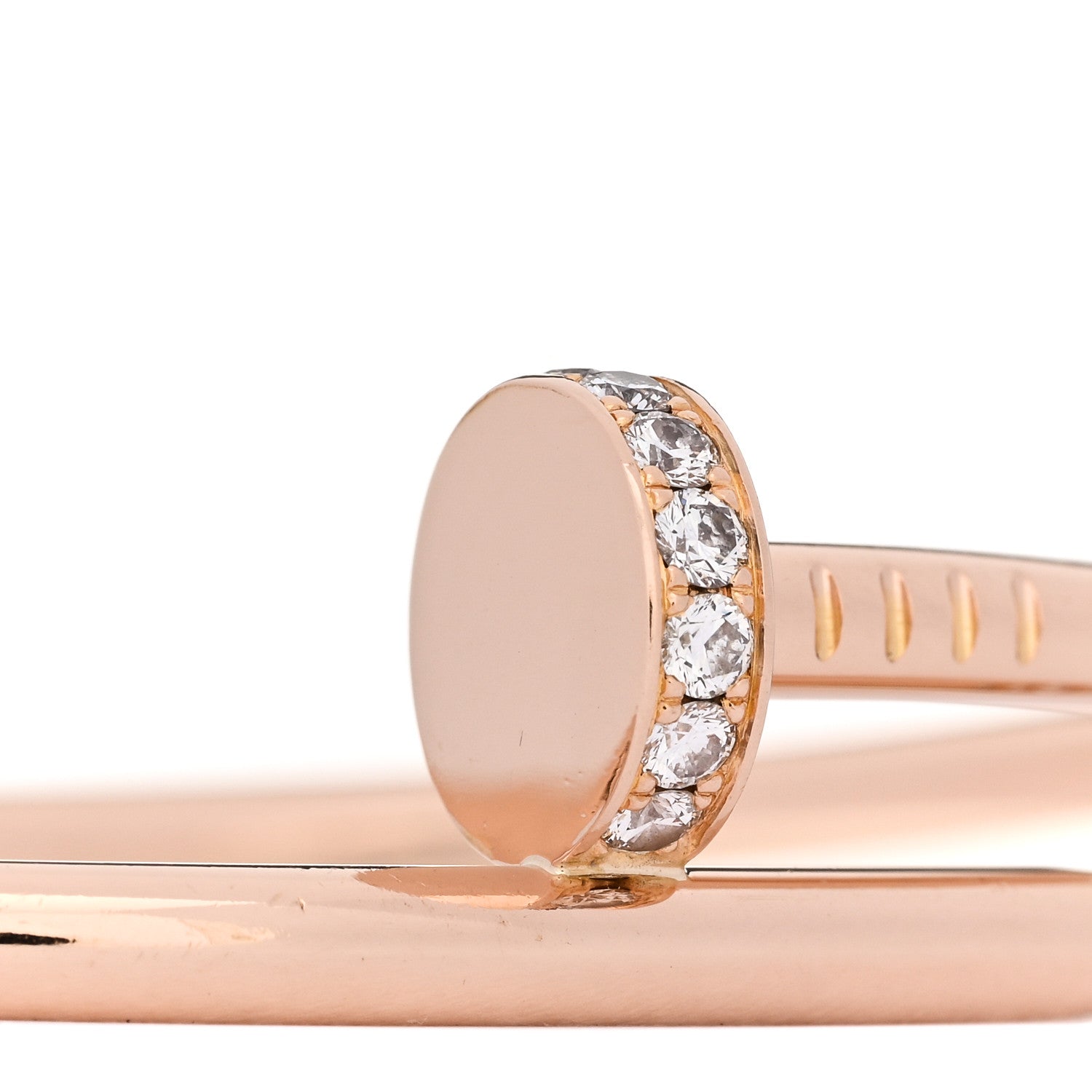 18K Pink Gold Diamond Juste Un Clou Bracelet 16 — view 3