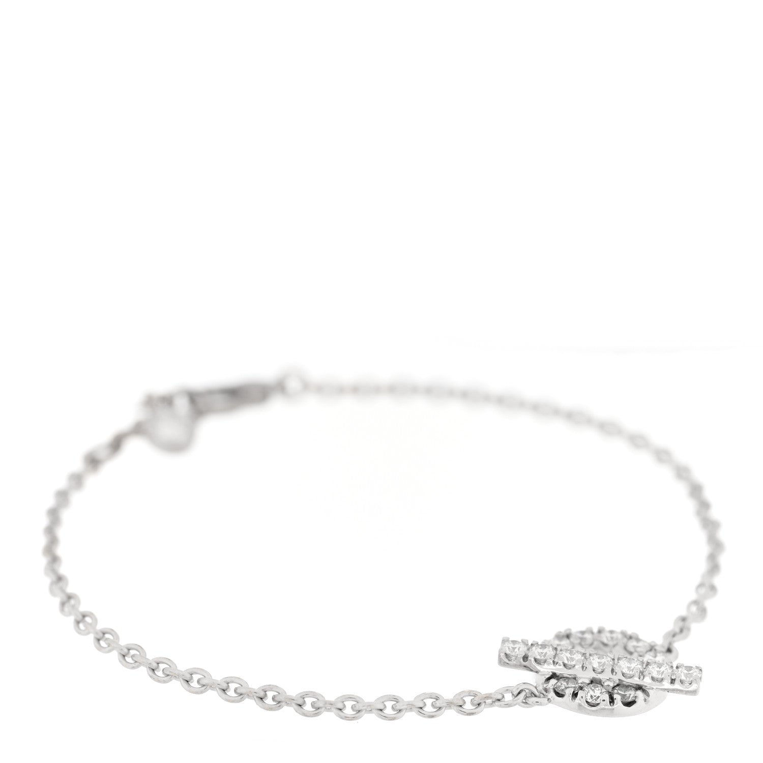 18K White Gold Diamond Finesse Bracelet SH