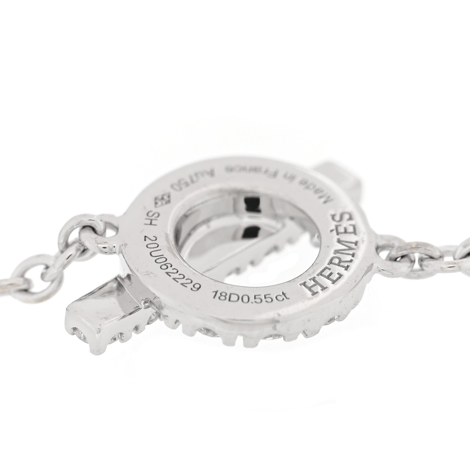 18K White Gold Diamond Finesse Bracelet SH — view 3