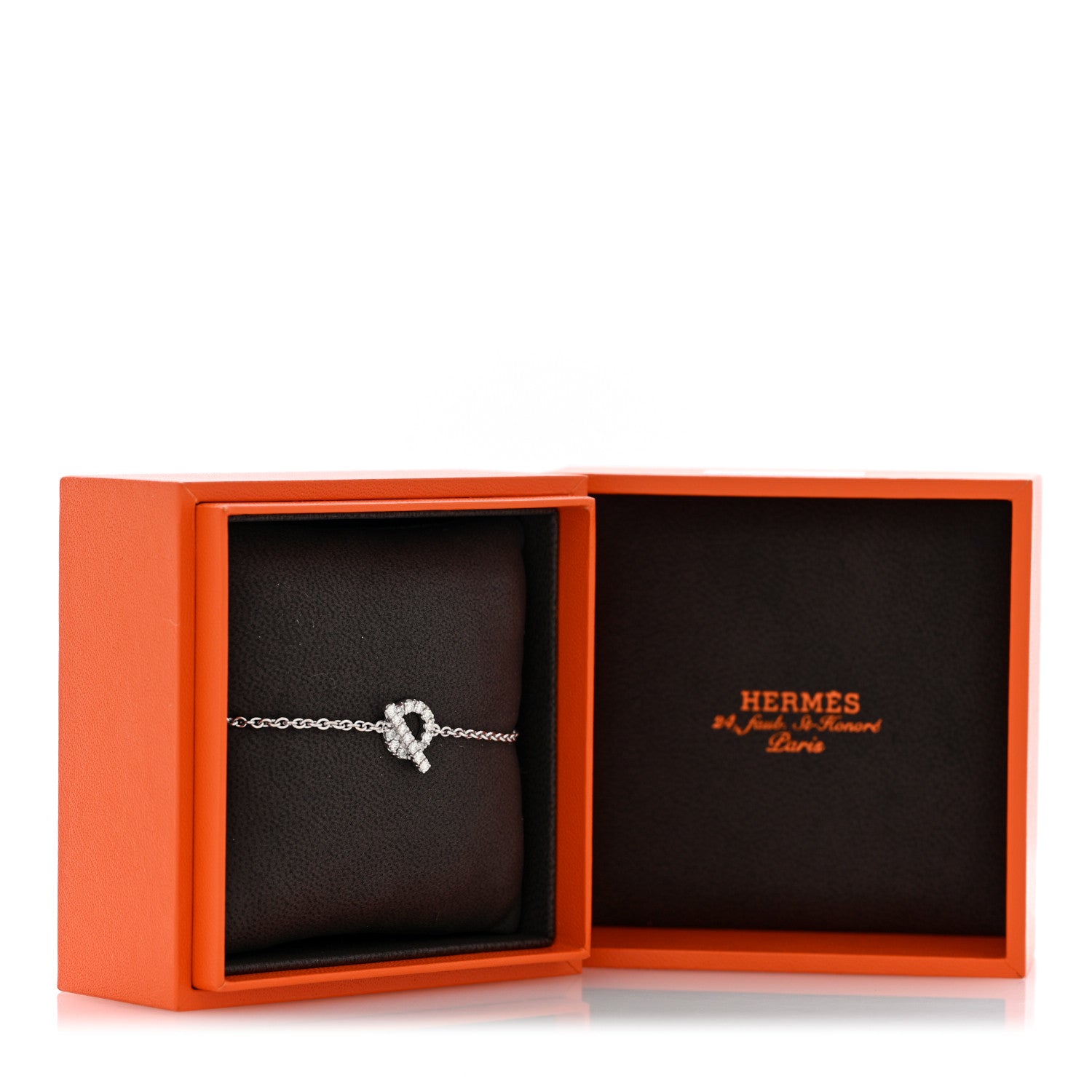 18K White Gold Diamond Finesse Bracelet SH — view 5
