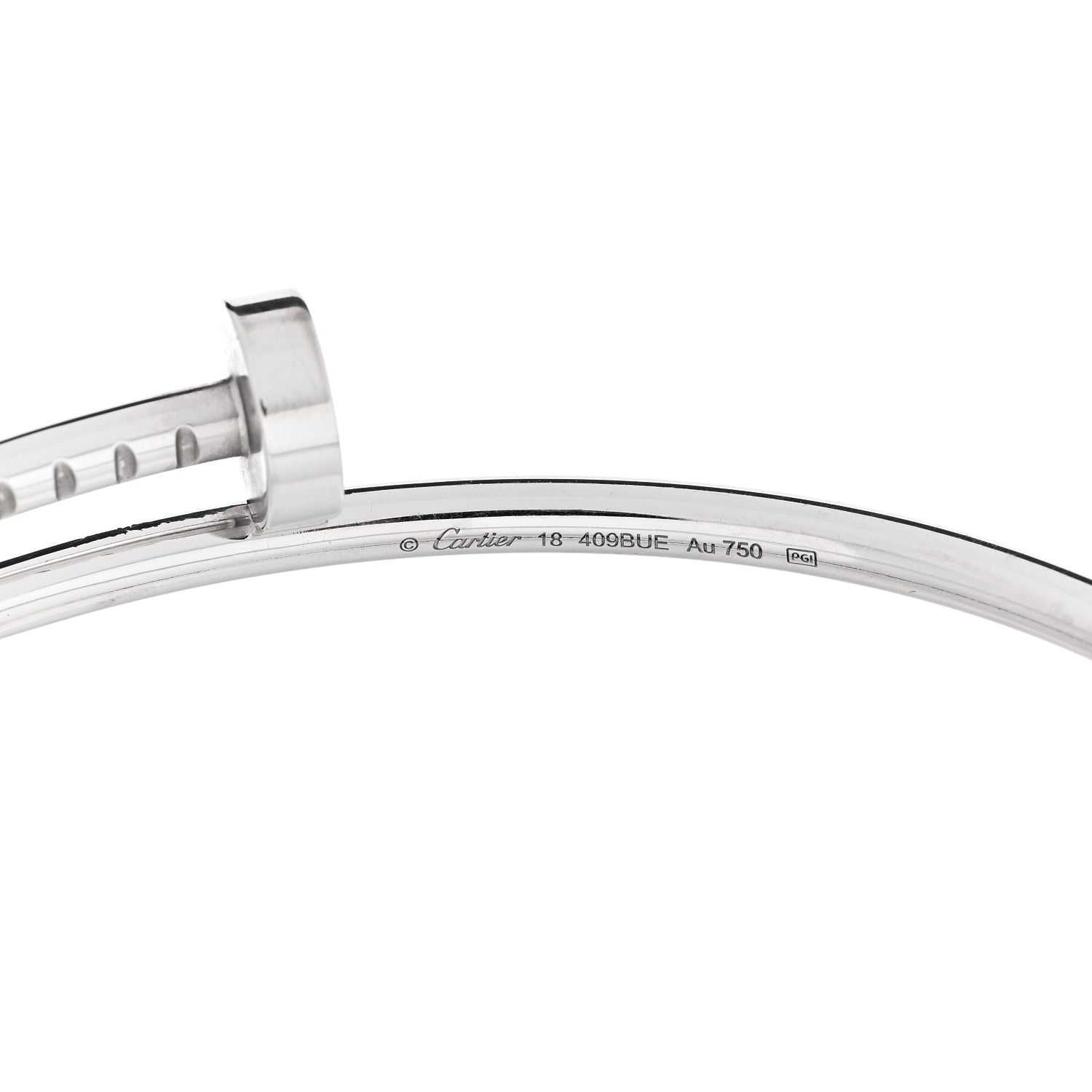 18K White Gold Small Juste Un Clou Bracelet 18 — view 4