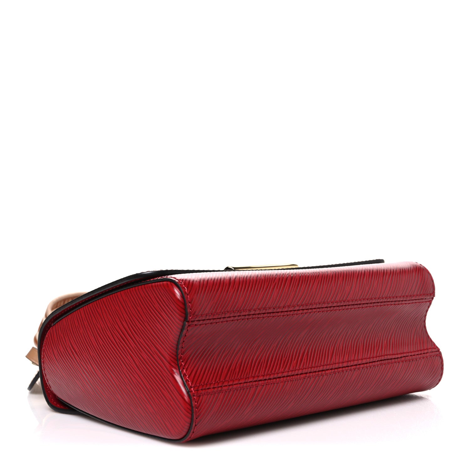 Epi Twist Shoulder Bag MM Rouge — view 4