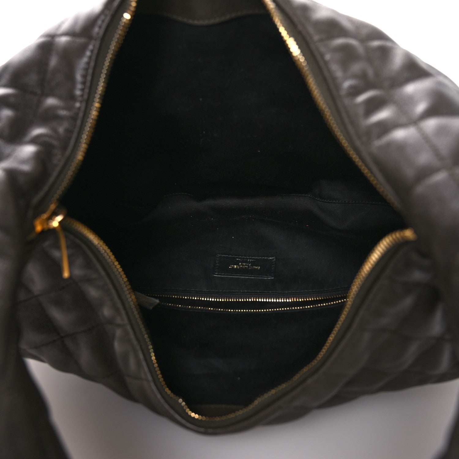 Lambskin Quilted Maxi Icare Shopping Hobo Light Musk — view 5