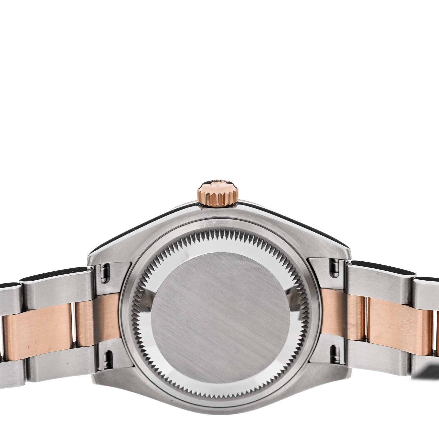 Stainless Steel 18K Everose Gold 28mm Oyster Perpetual Datejust Watch Chocolate Roman 279171 — view 4