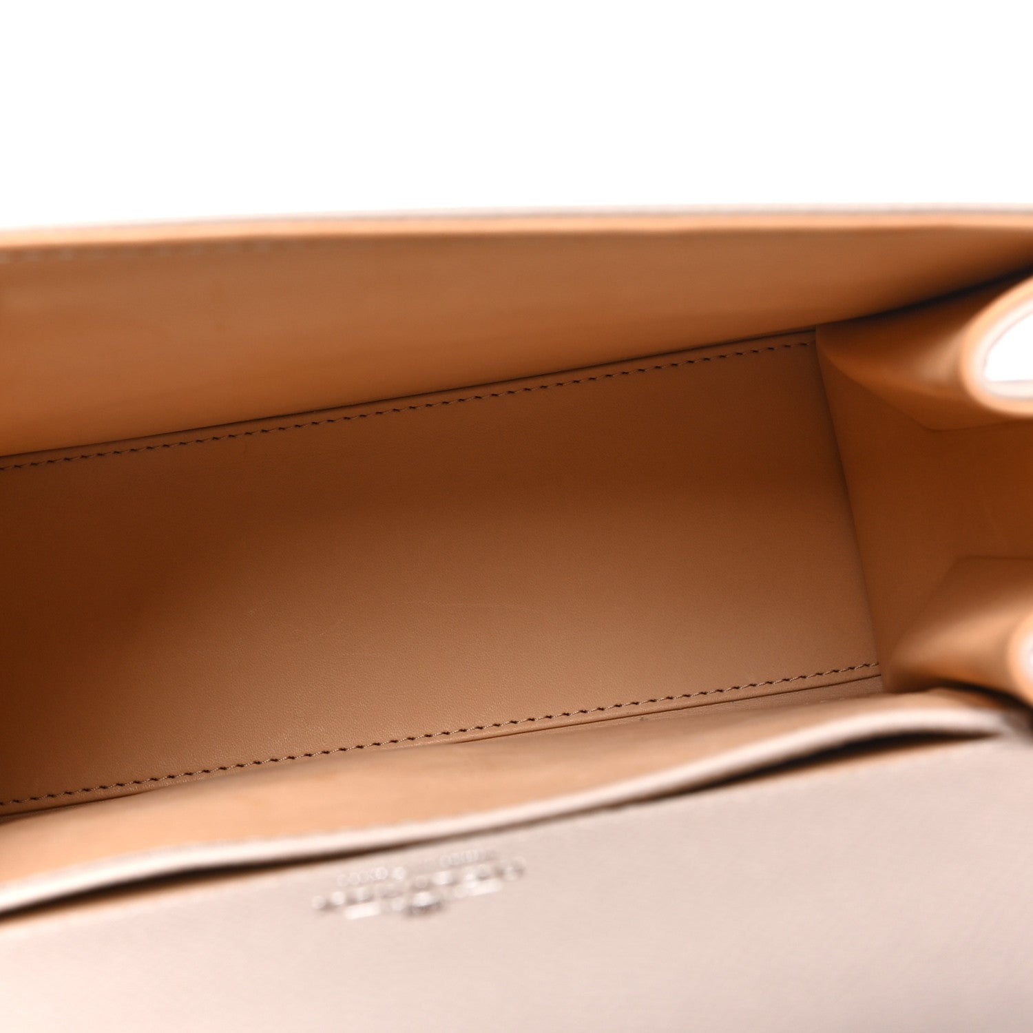 Alpina Calfskin Mini Tempete Satchel Griege — view 5