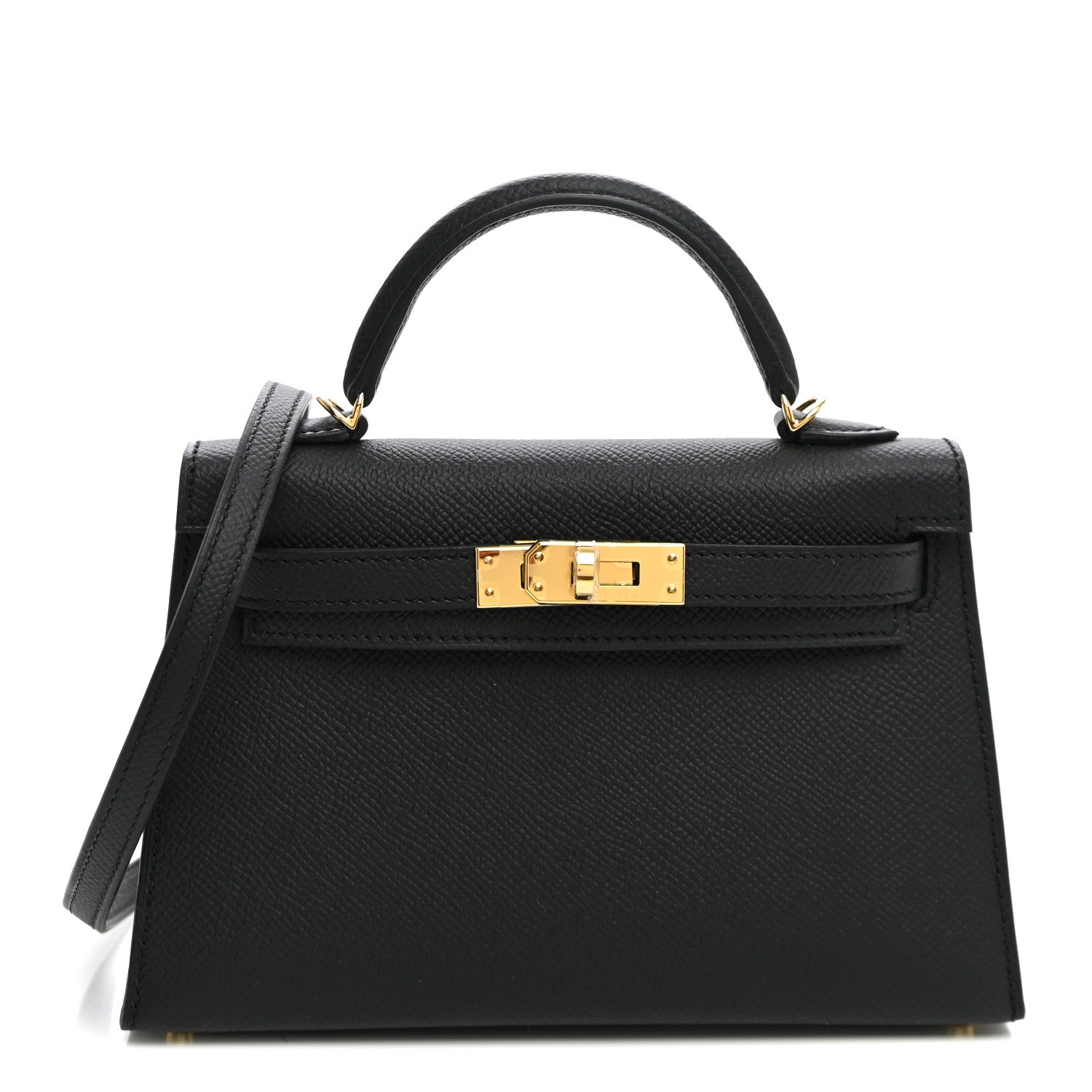 Epsom Mini Kelly Sellier 20 Black