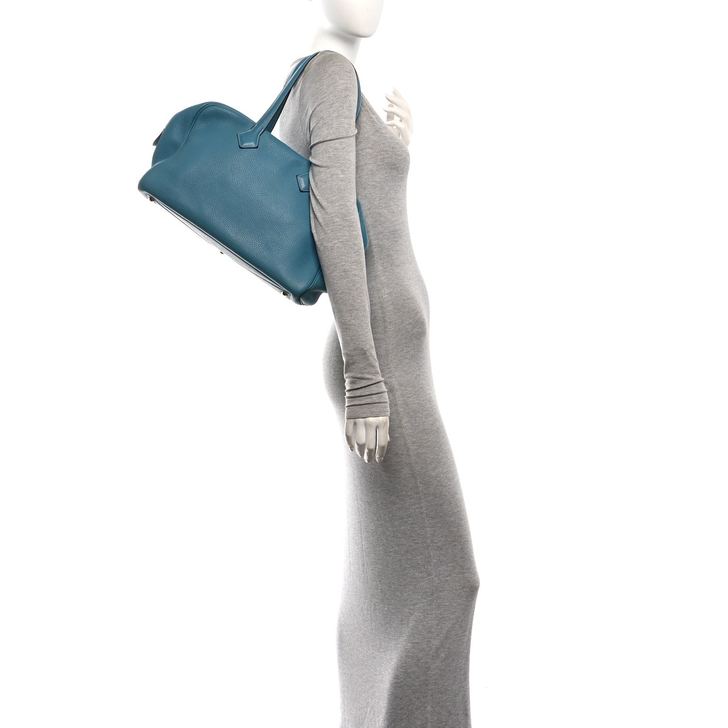 Taurillon Clemence Victoria II 35 Blue Jean — view 2